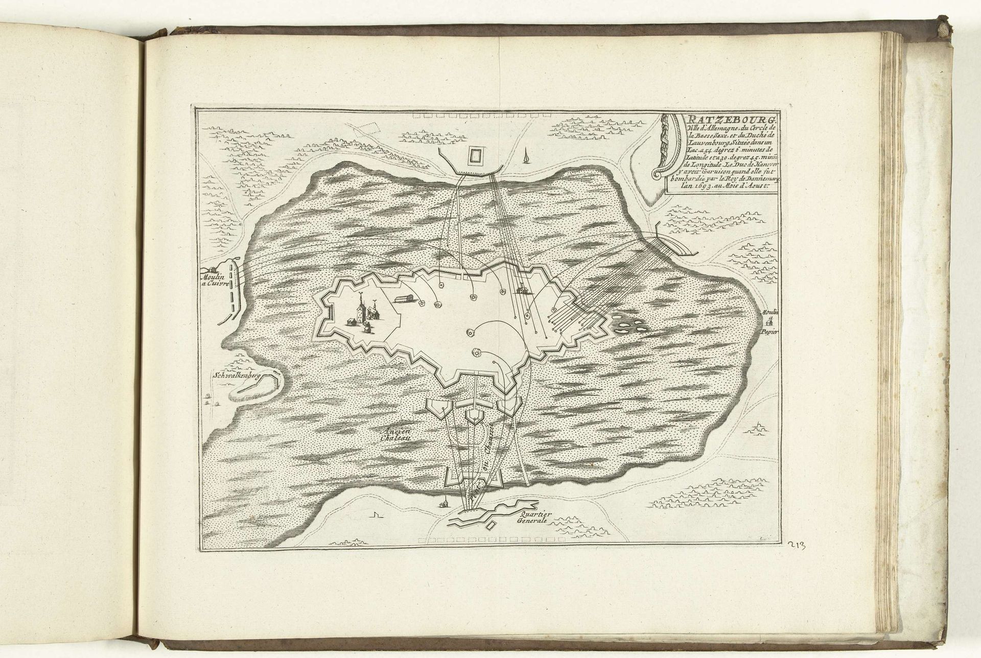 Bombardement van Ratzeburg, 1693 by Anonymous