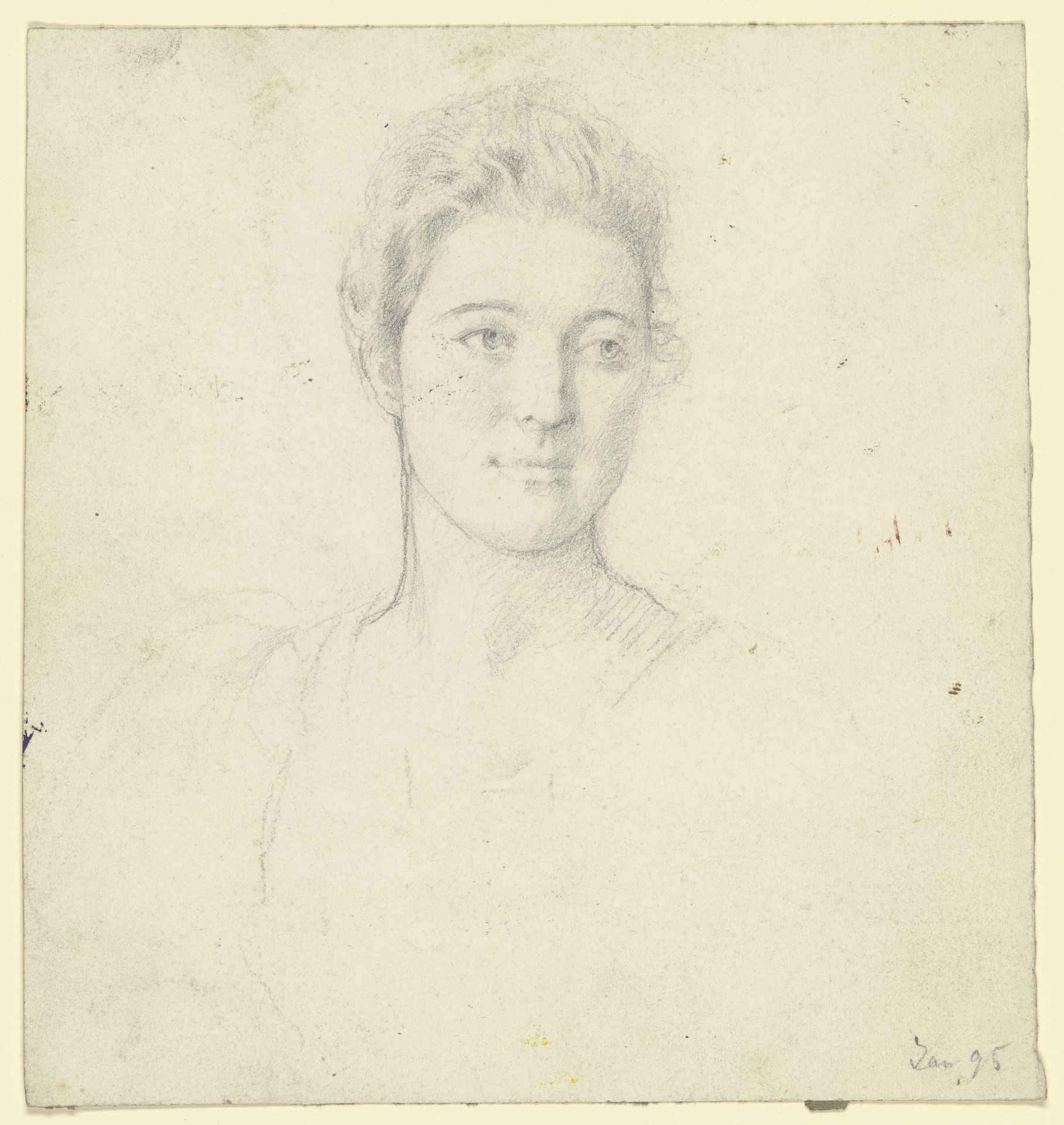 Portrait of Miss Martin by Otto Scholderer