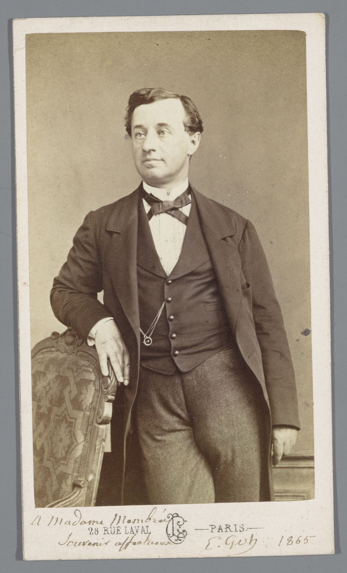 Portret van E. Gotz by Léon Cremière