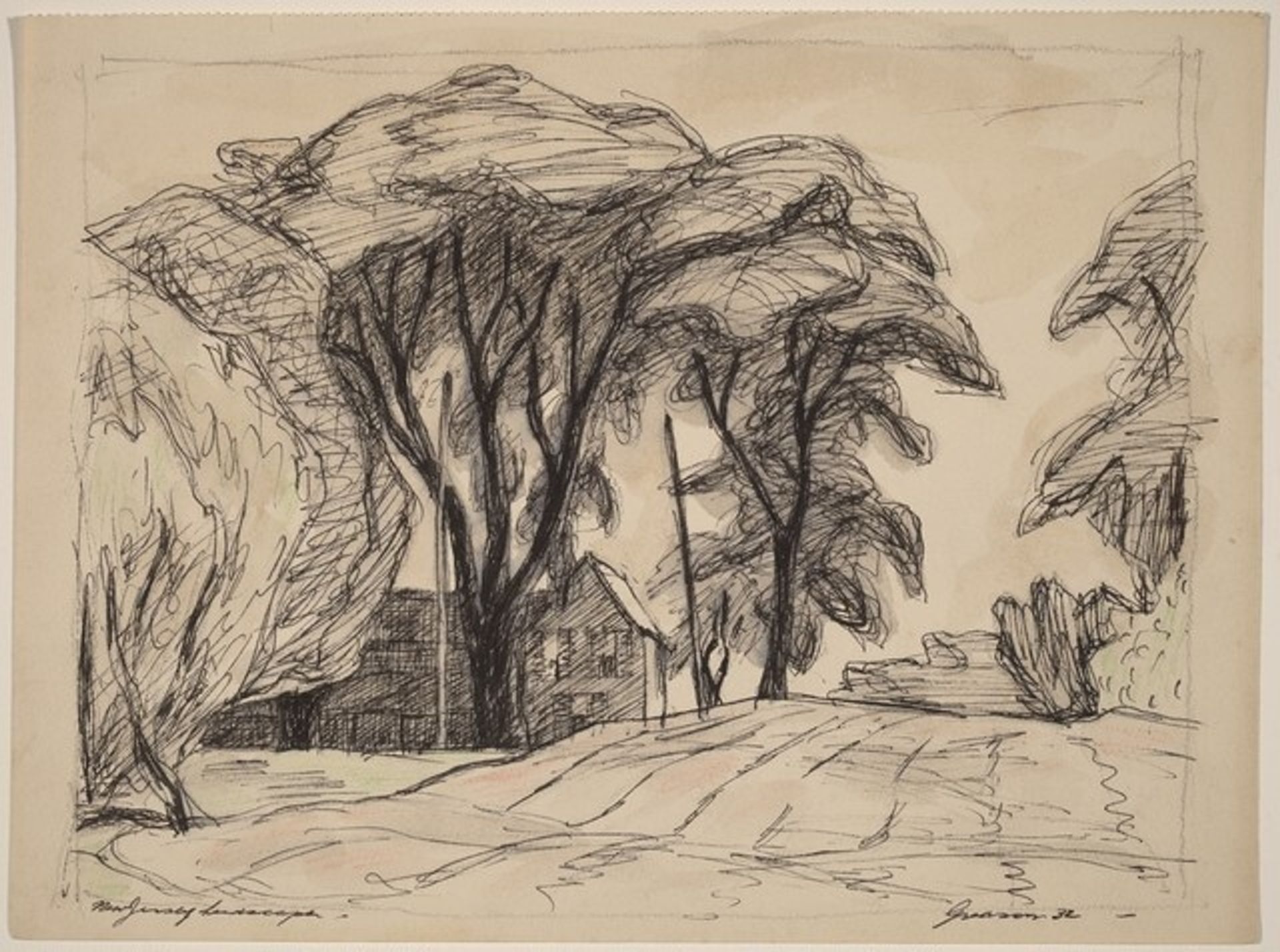New Jersey Landscape by Donald Carlisle Greason
