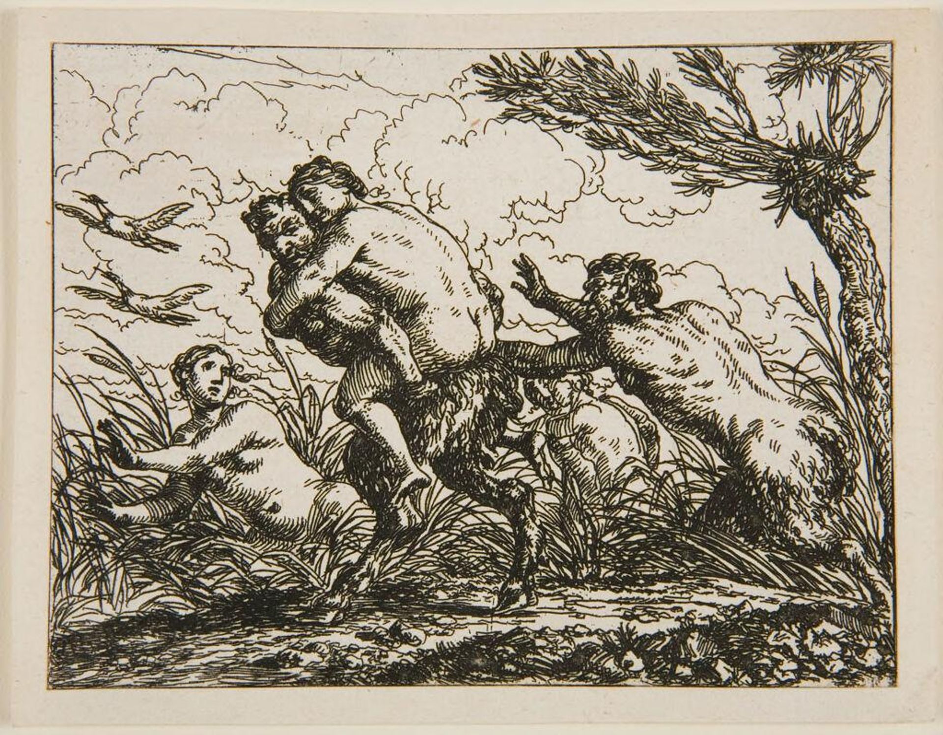 A Satyr Carrying Off a Nymph by Jonas Umbach
