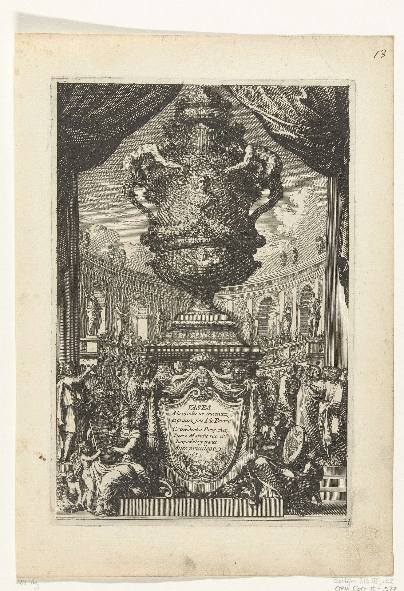 Titelblad: Vases à la moderne by Jean Lepautre