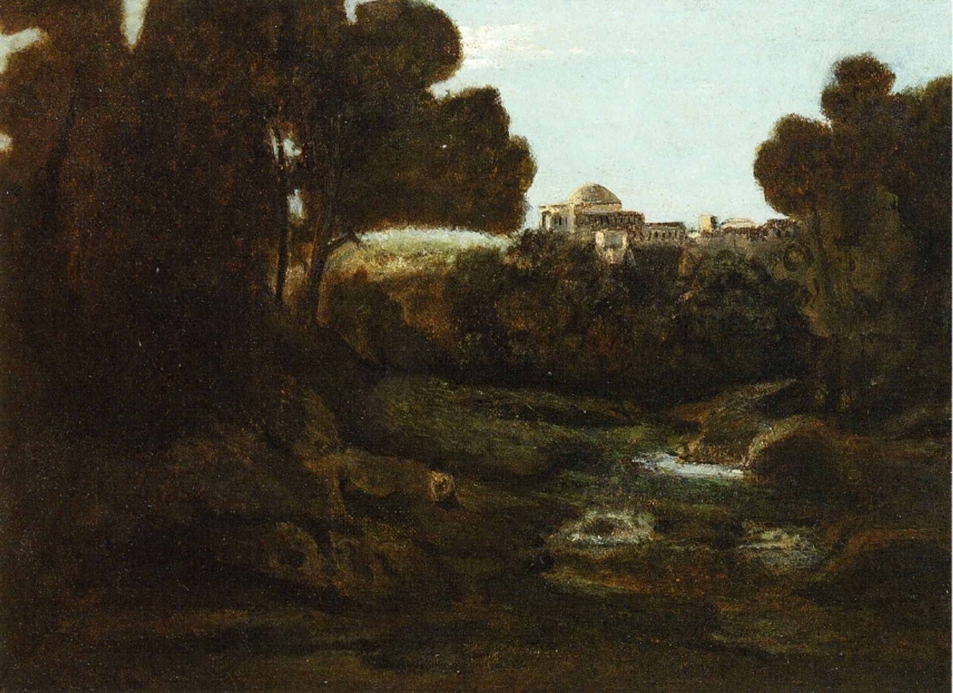 Souvenir of Arricia by Camille Corot
