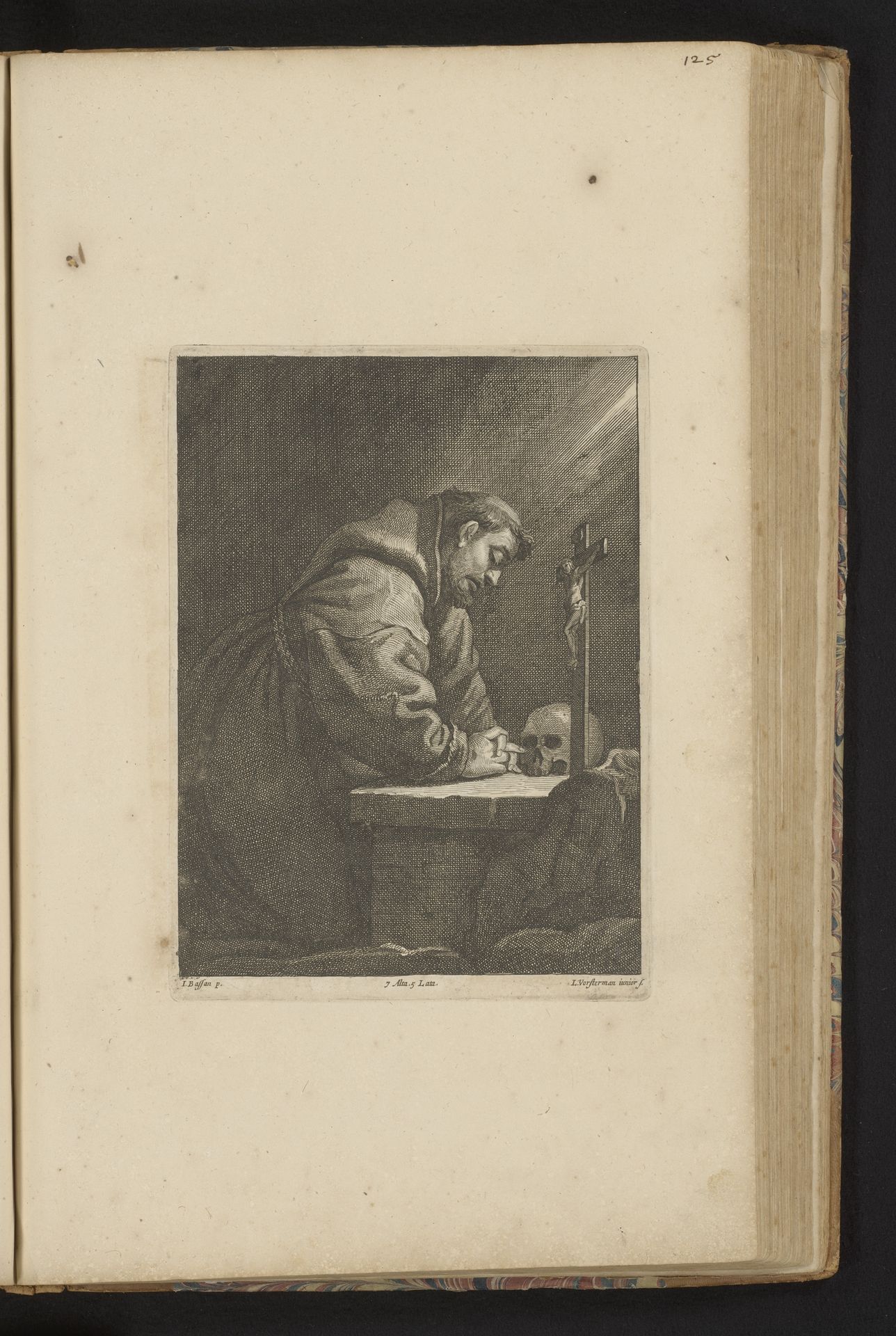 H. Franciscus in gebed by Lucas (II) Vorsterman