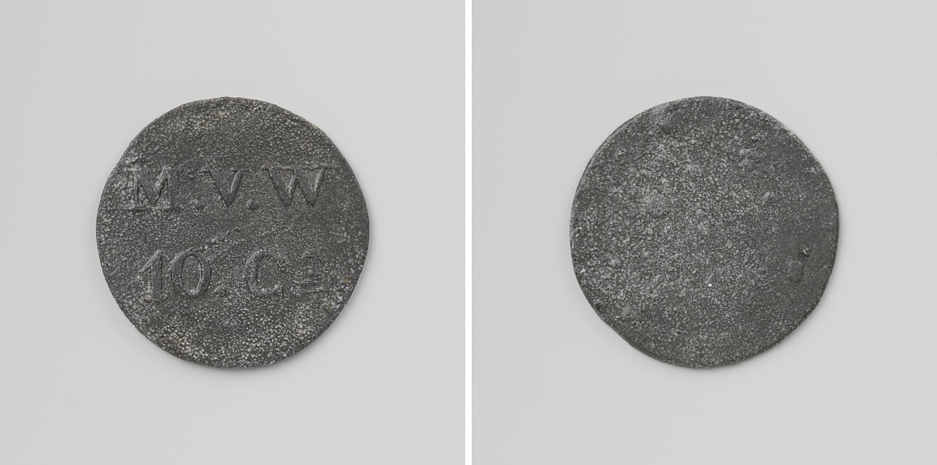 Huismunt geslagen op last van de Maatschappij van Weldadigheid ter waarde van tien cent by Anonymous