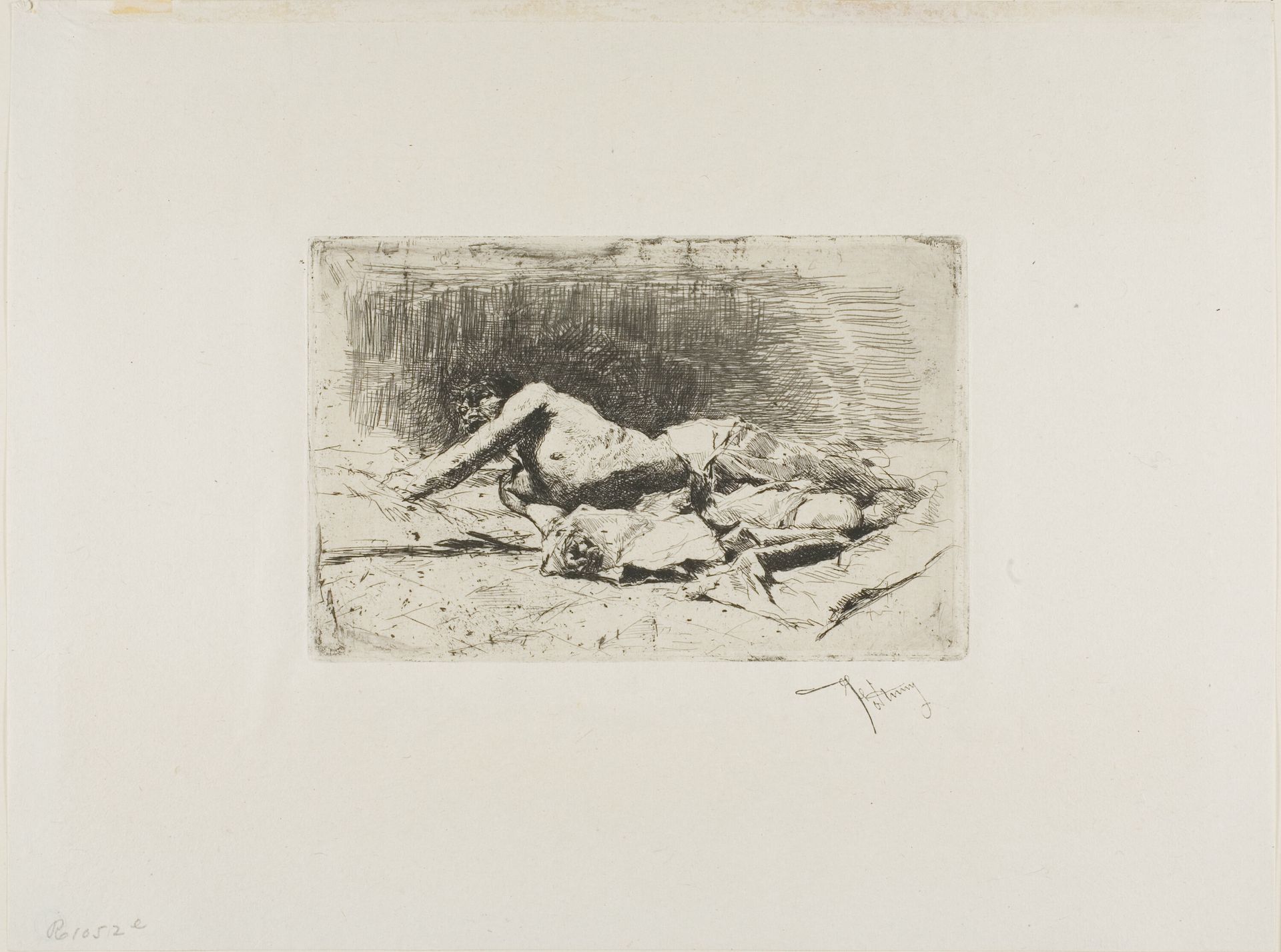 Man Rolling by Mariano Fortuny Marsal