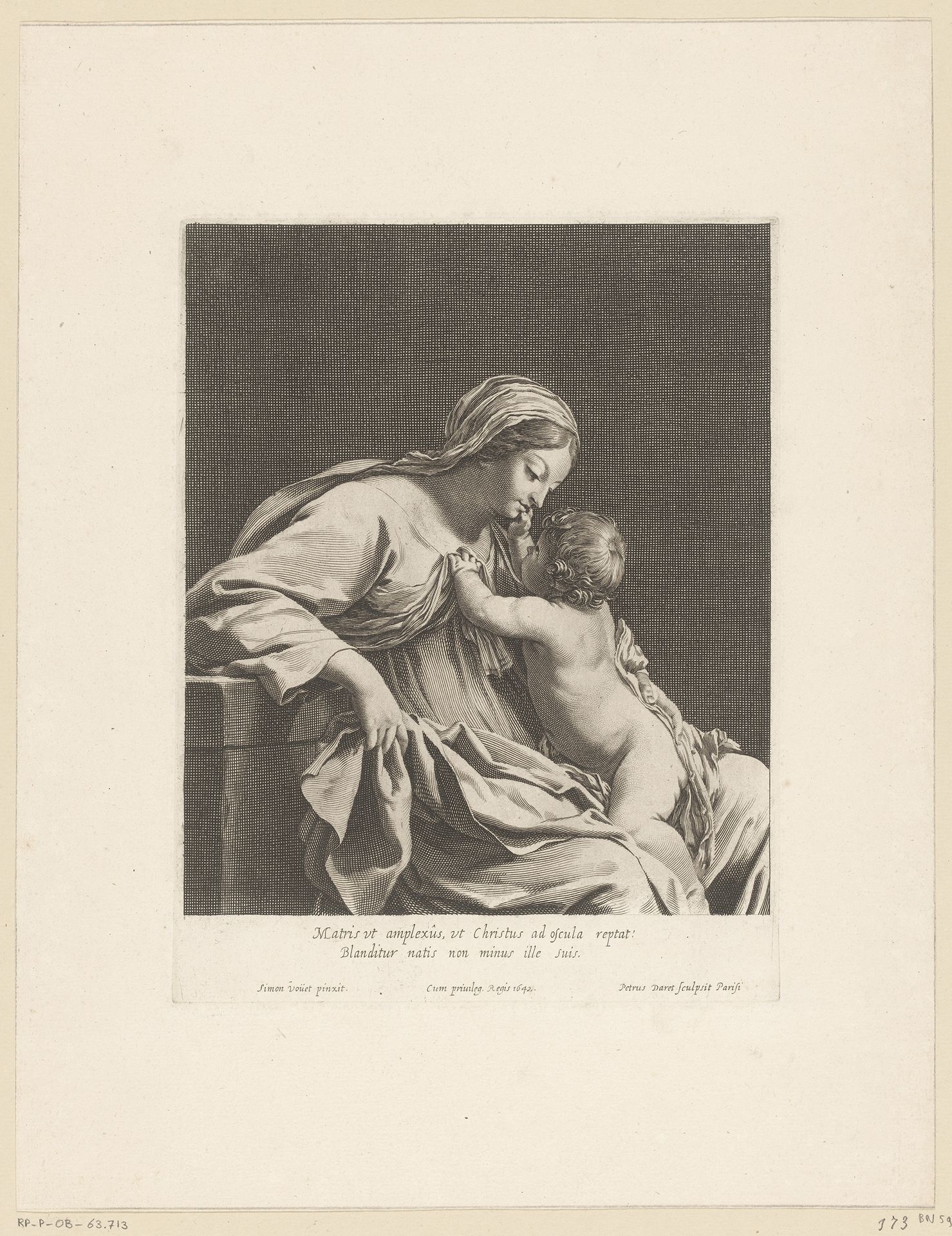 Maria met Kind by Pierre Daret