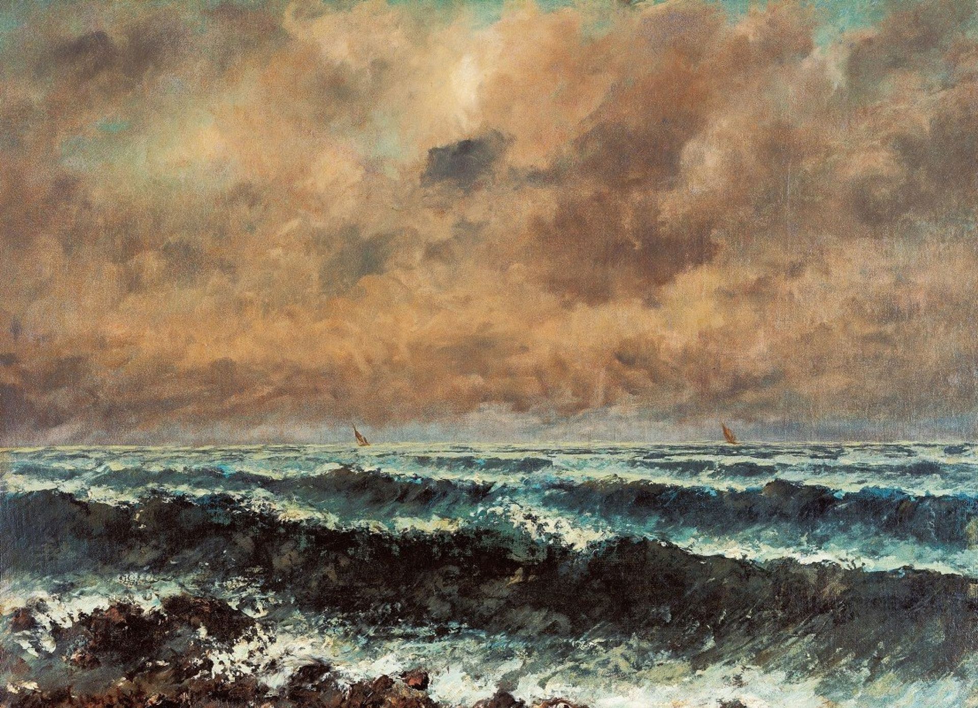 Autumn Sea by Gustave Courbet