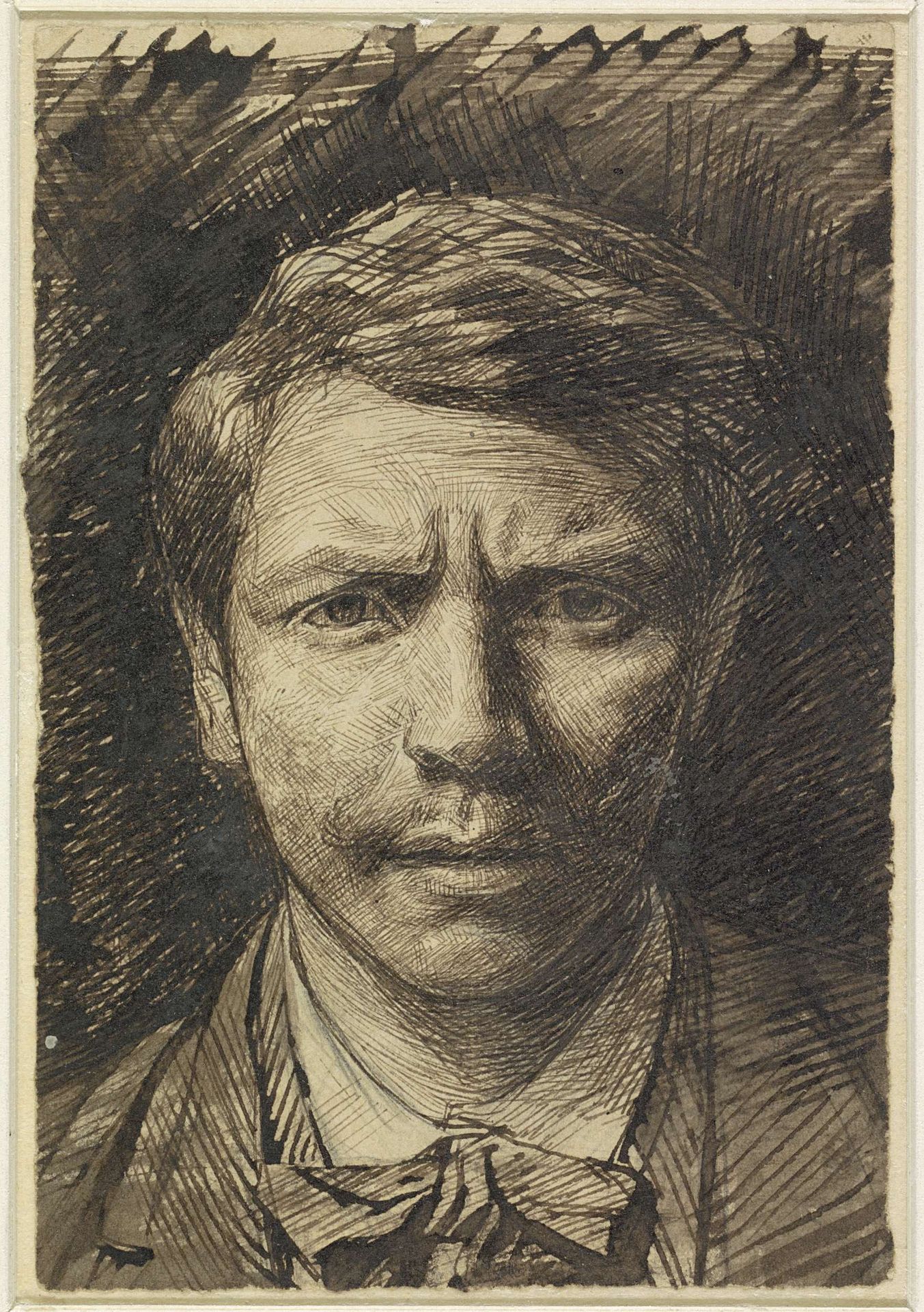 Zelfportret van Jac van Looij by Jac van Looij
