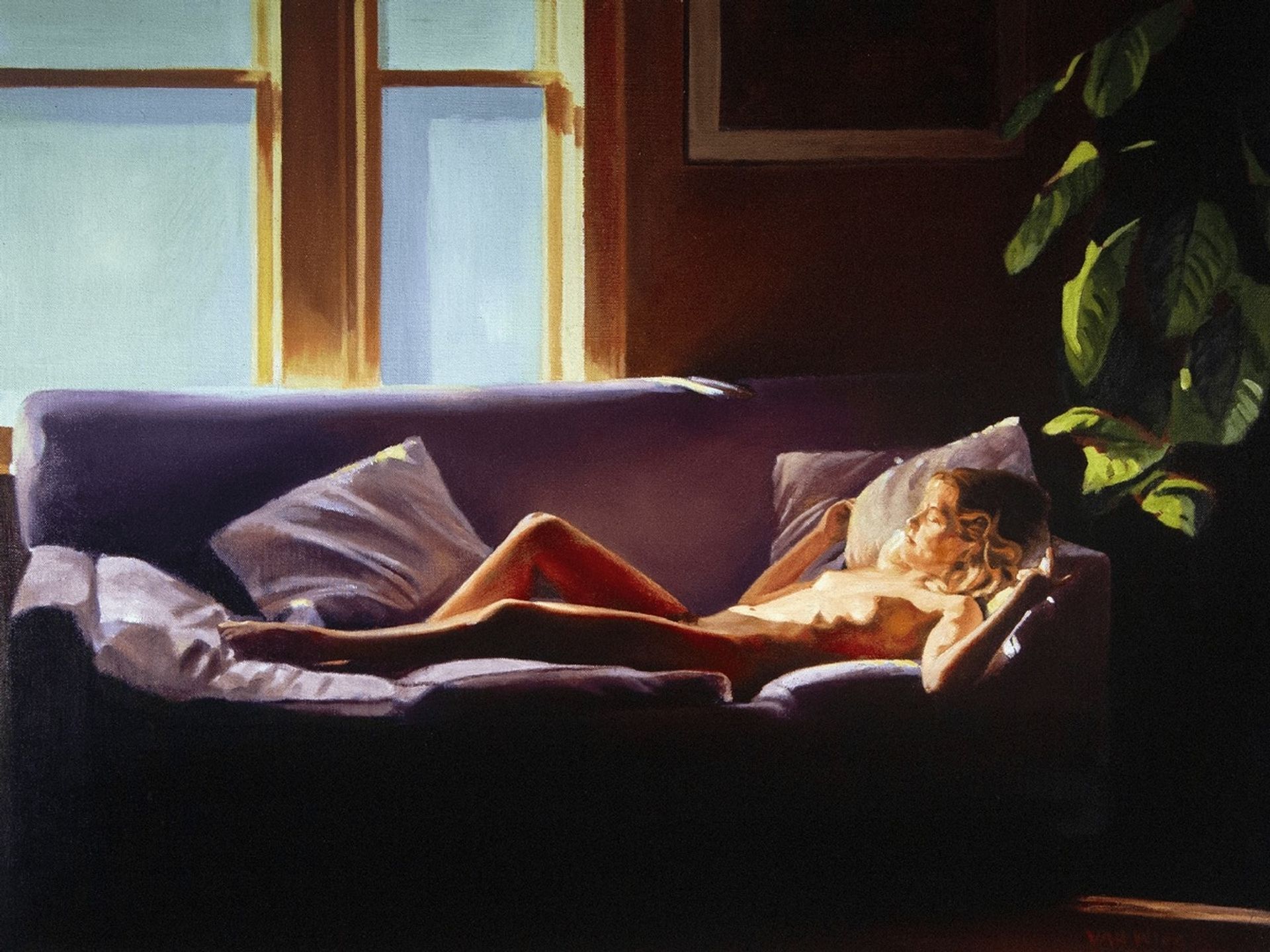 The flute player by Nigel Van Wieck