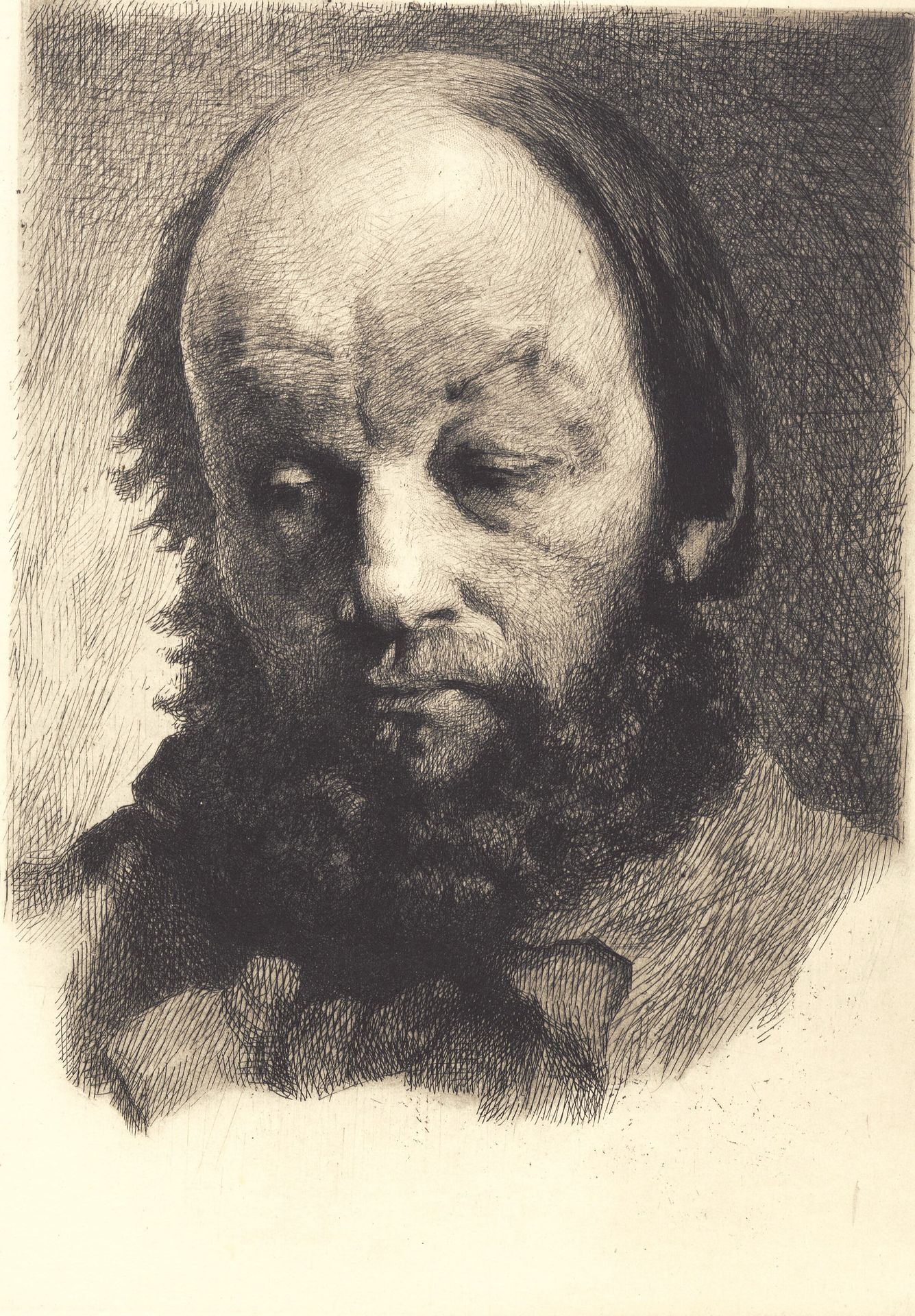 Sortskægget mand, Garibaldi by Frans Schwartz