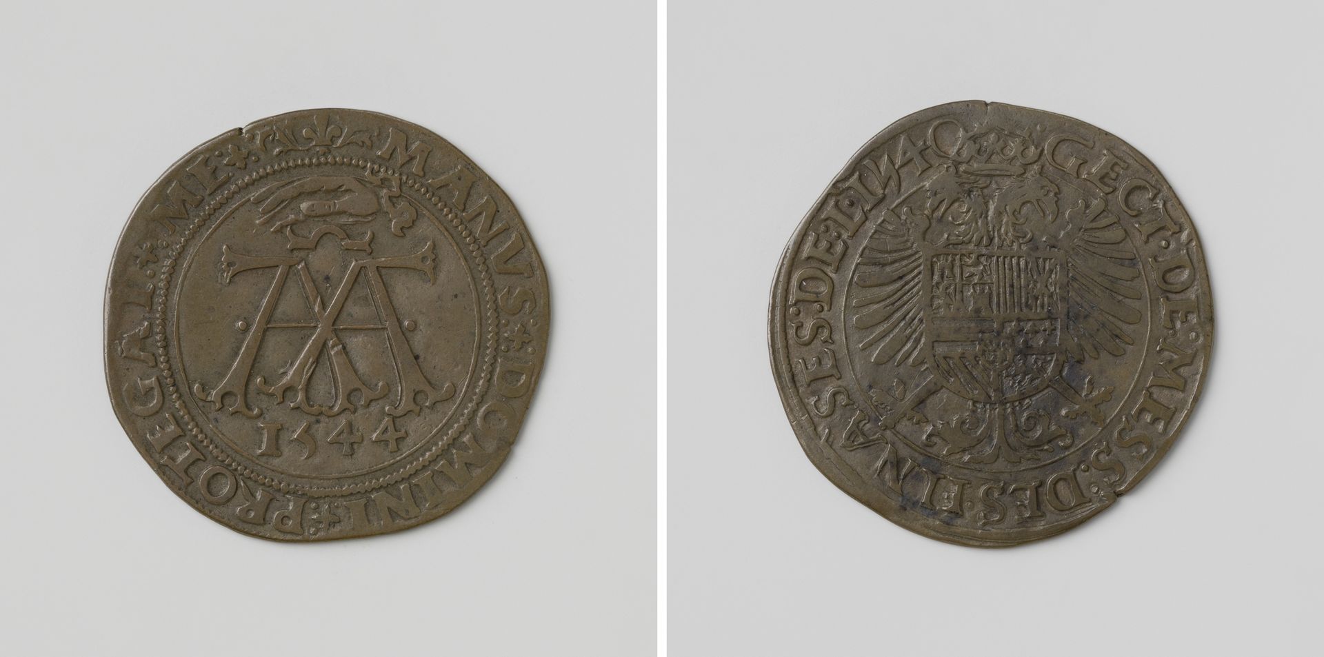 Maria van Hongarije, landvoogdes der Nederlanden, rekenpenning van de raad van Financiën by Anonymous