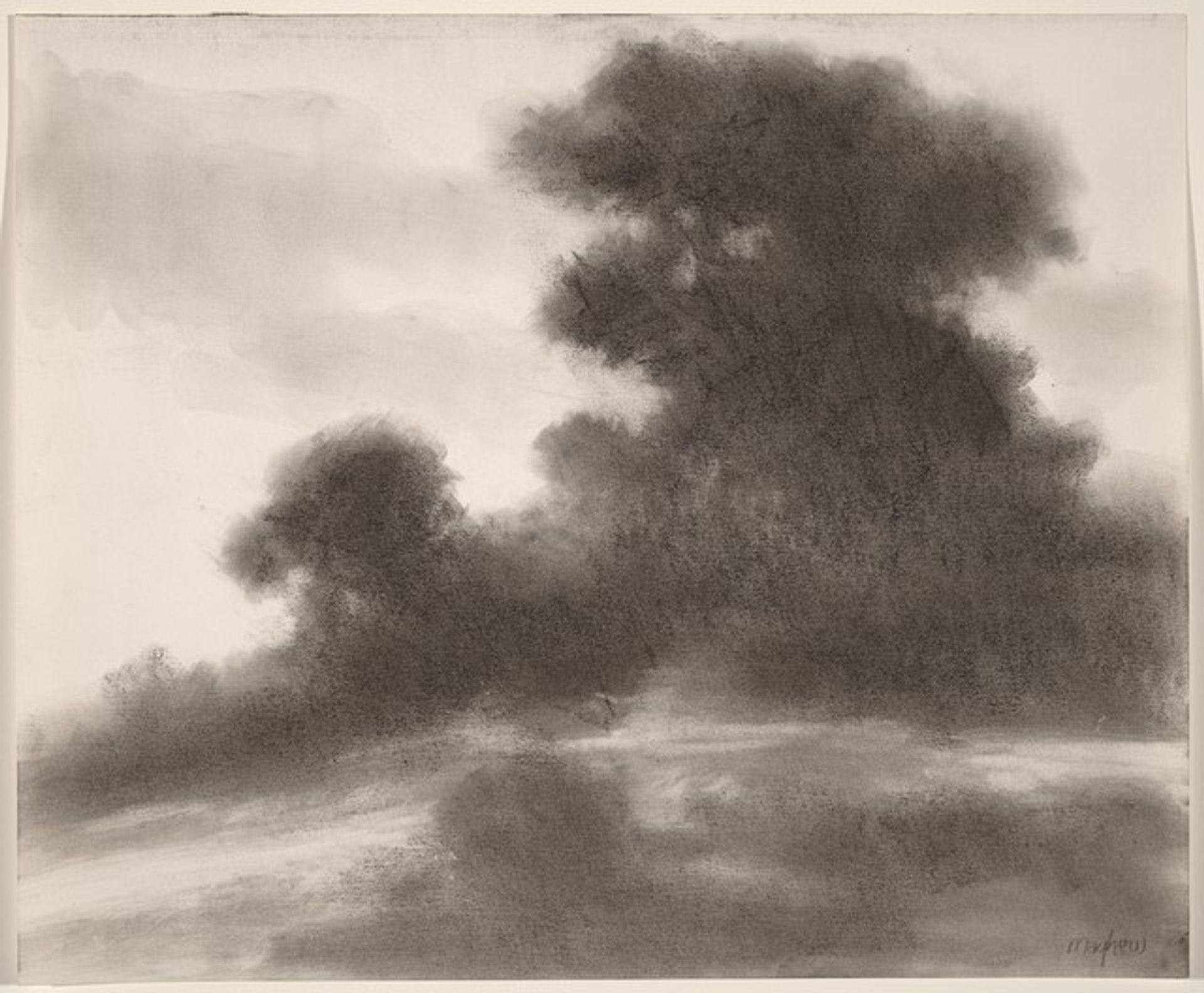 Untitled (Landscape) by Richard Mayhew