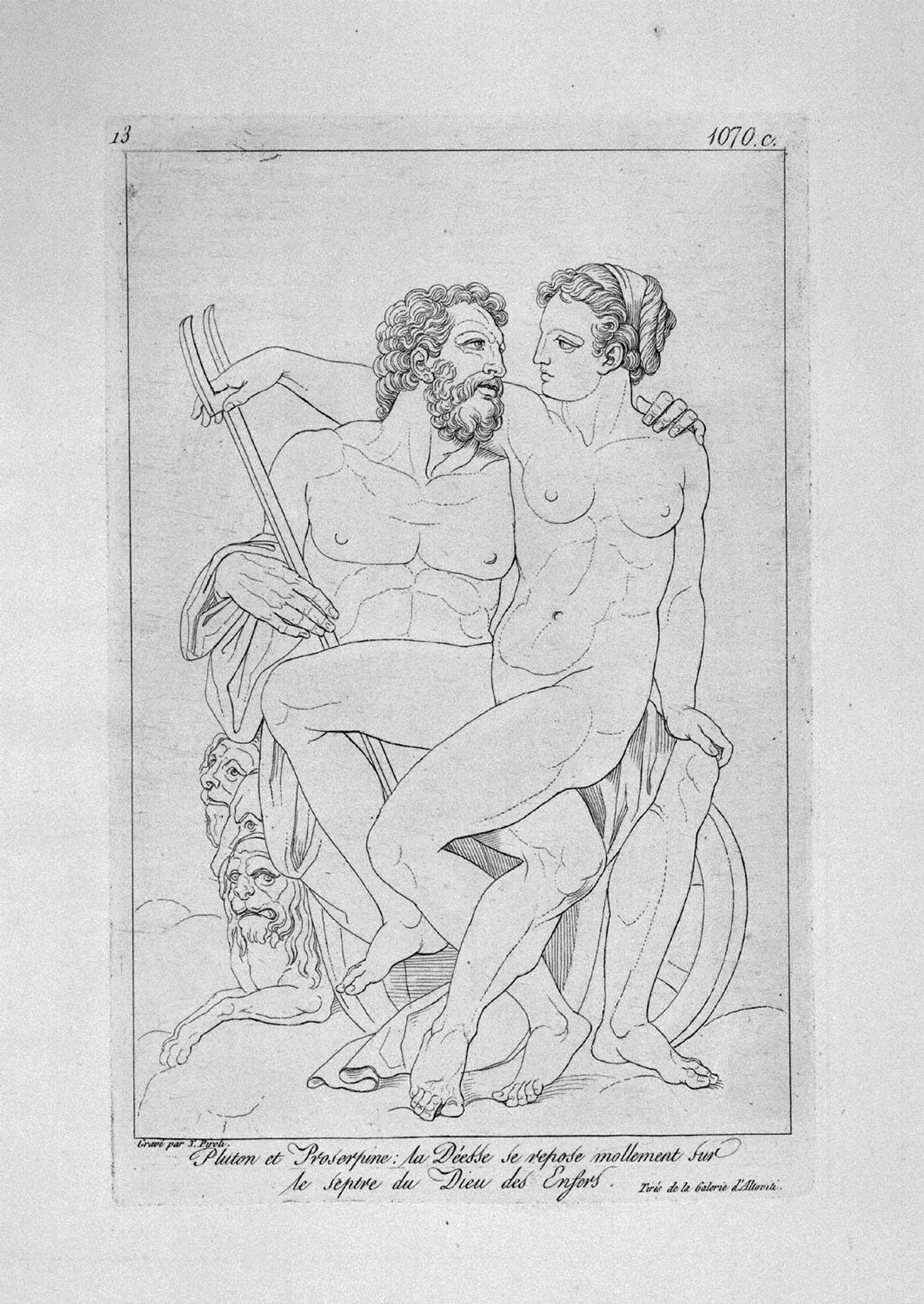 Pluto and Proserpina by Giovanni Battista Piranesi