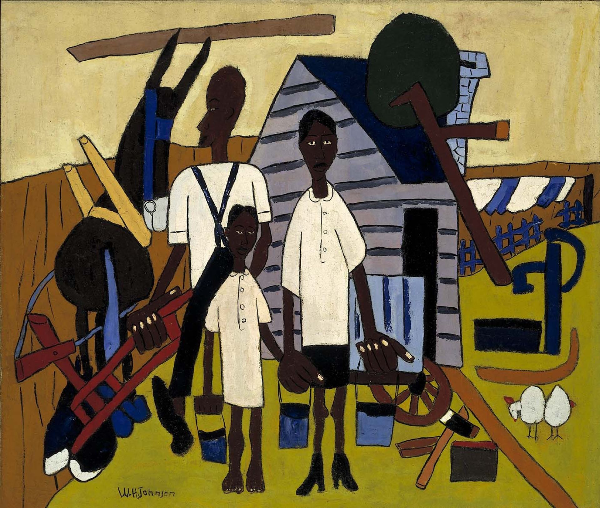 Early Morning Work by William H. Johnson