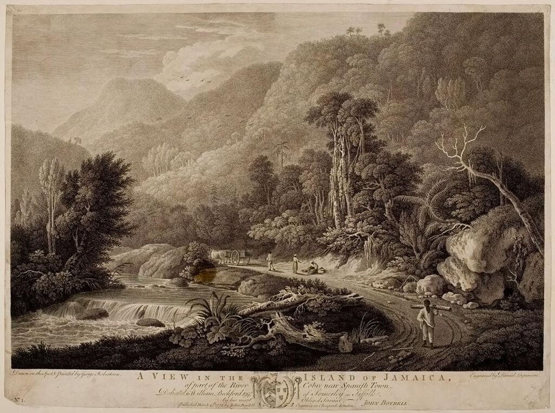 View in the Island of Jamaica by Daniel Lerpinière