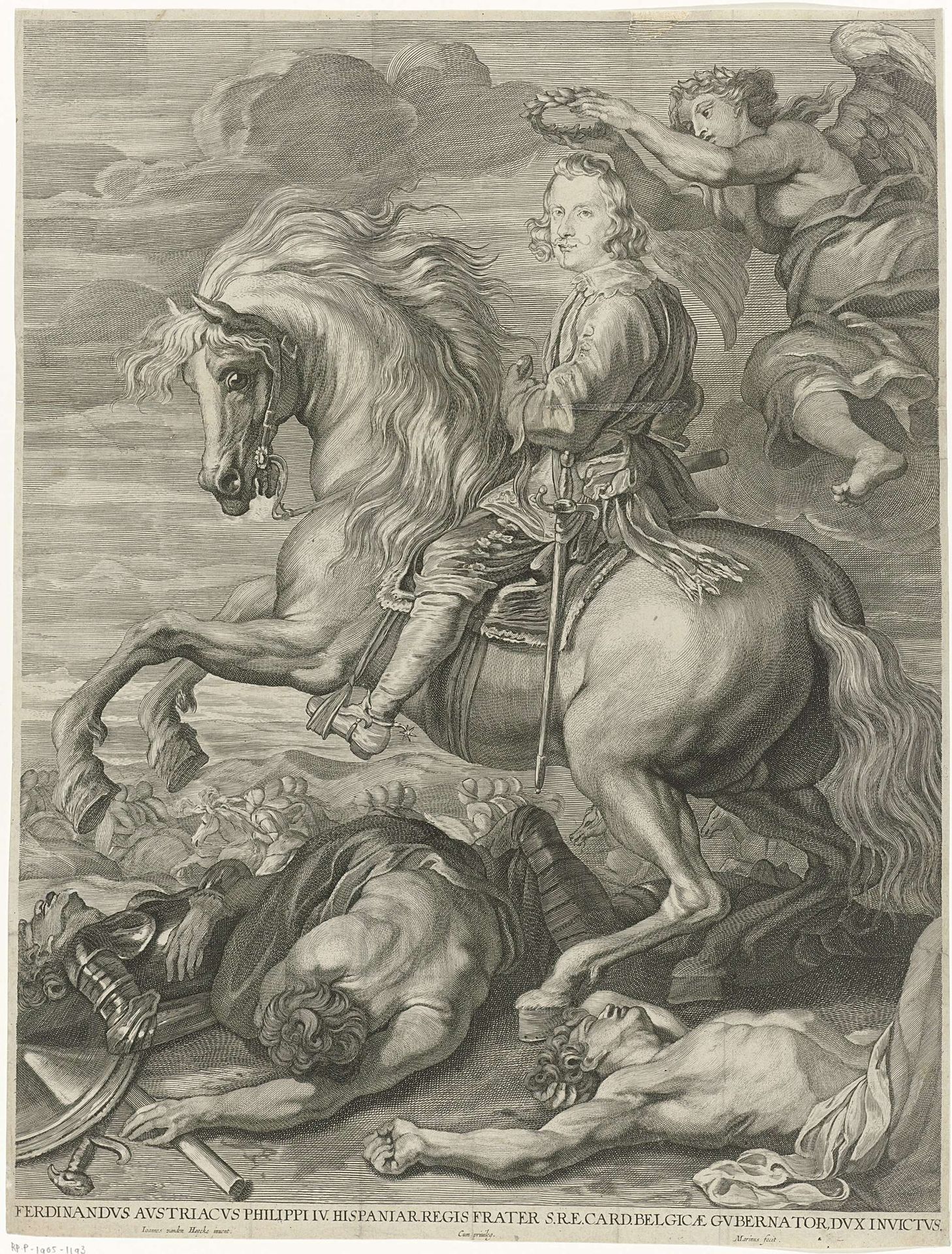Portret van kardinaal-infant Ferdinand van Oostenrijk by Marinus Robyn van der Goes