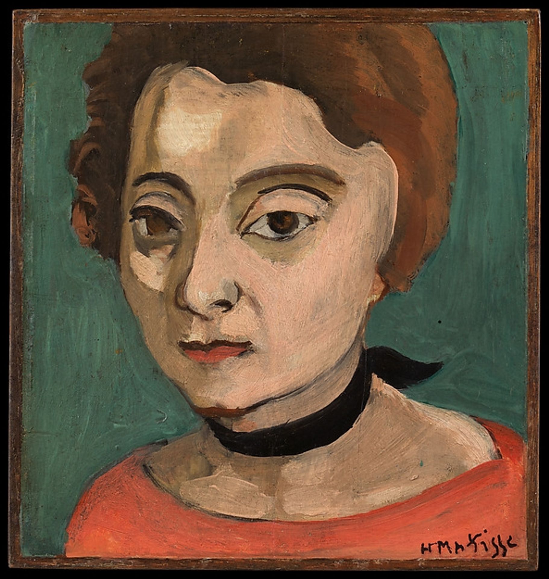 Marguerite with Black Velvet Ribbon by Henri Matisse