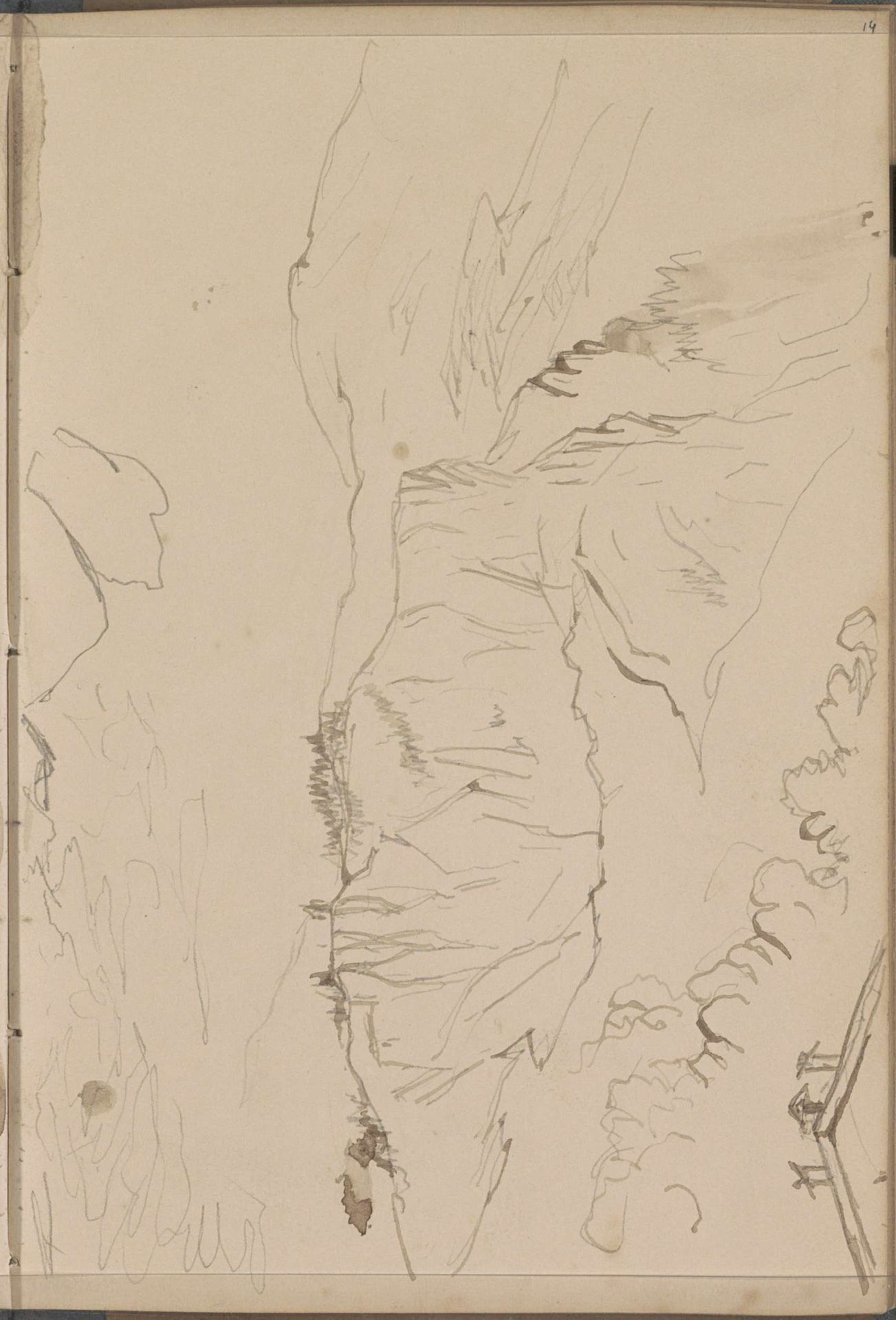 Berglandschap met dennenbomen by Johannes Tavenraat