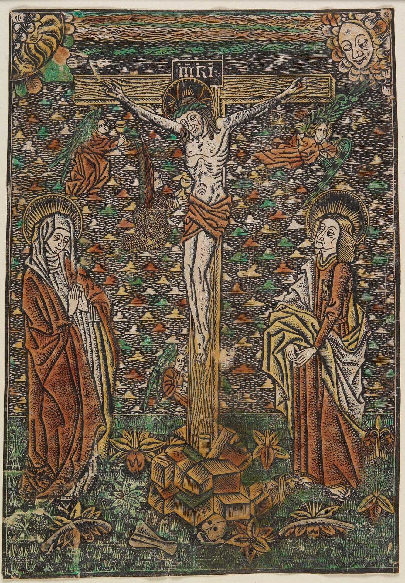 Christ on the Cross with Angels by Anonymous