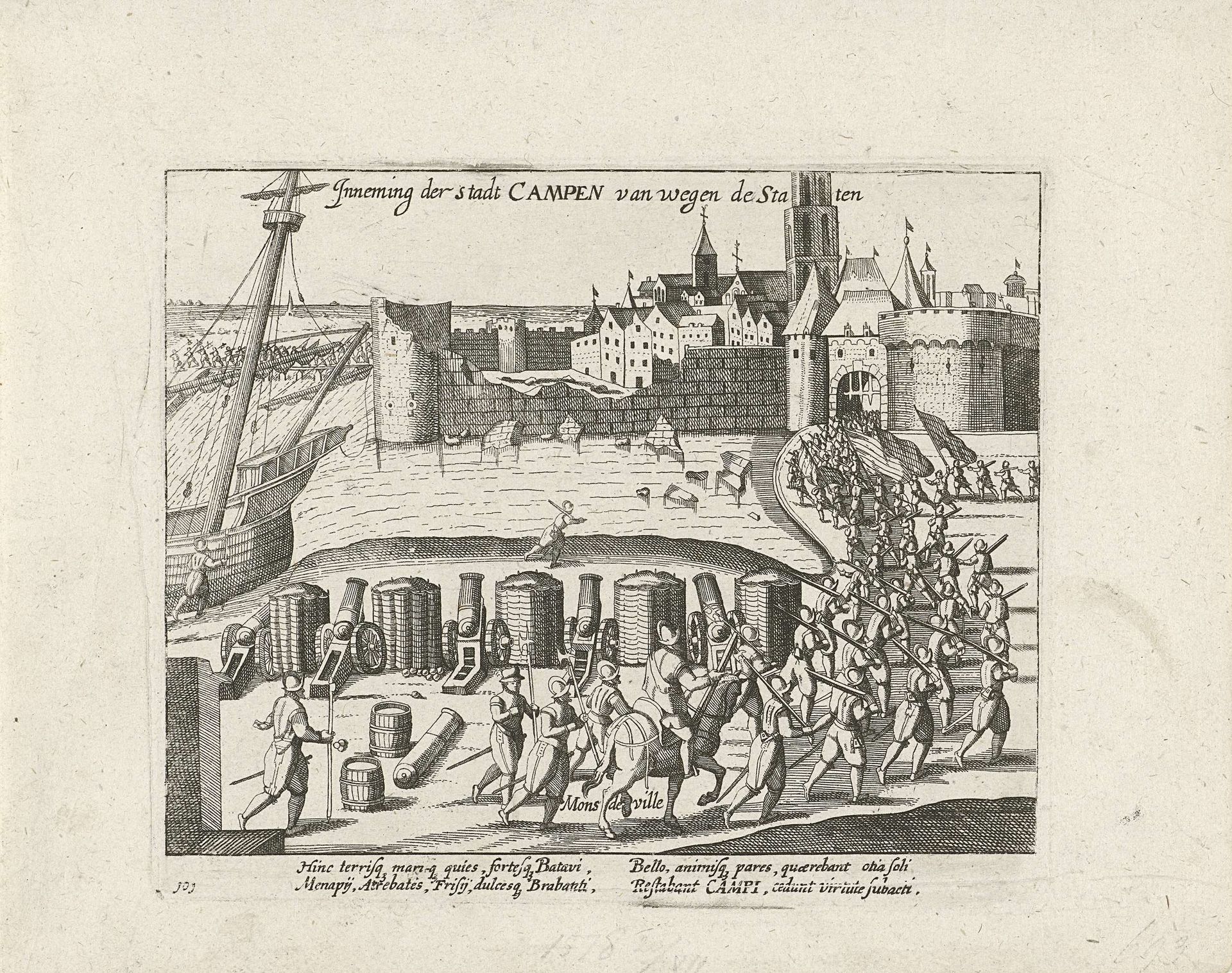Verovering van Kampen, 1578 by Anonymous