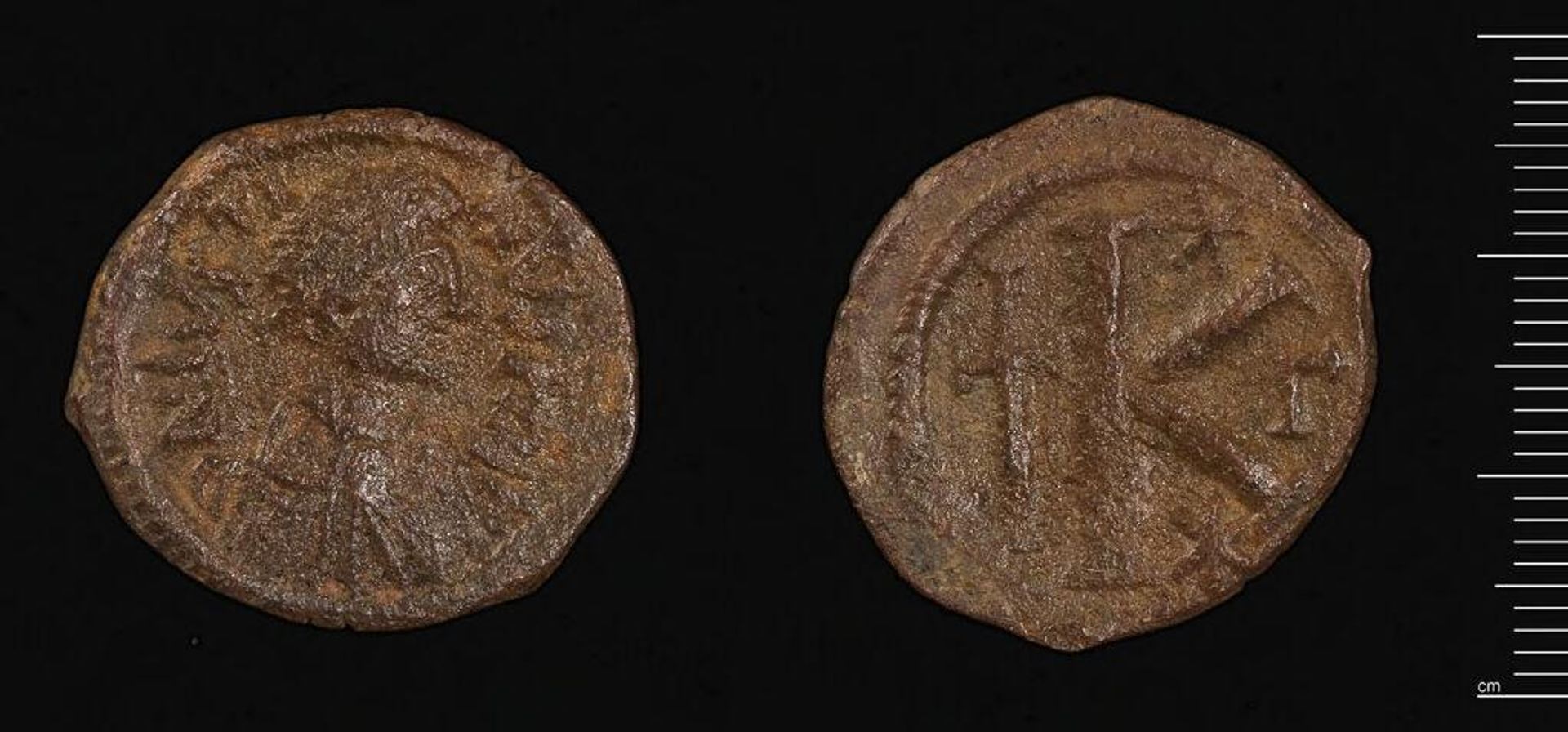 Half Follis of Justin I, Constantinople by Justin I