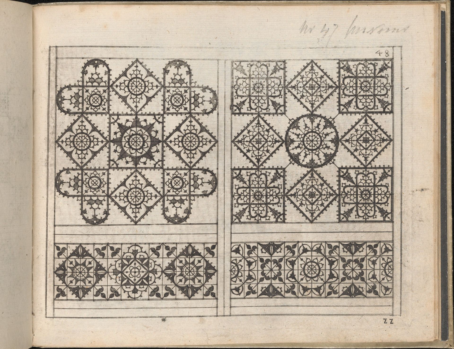 Newes Modelbuch in Kupffer  (Page 56r) by Johann Sibmacher