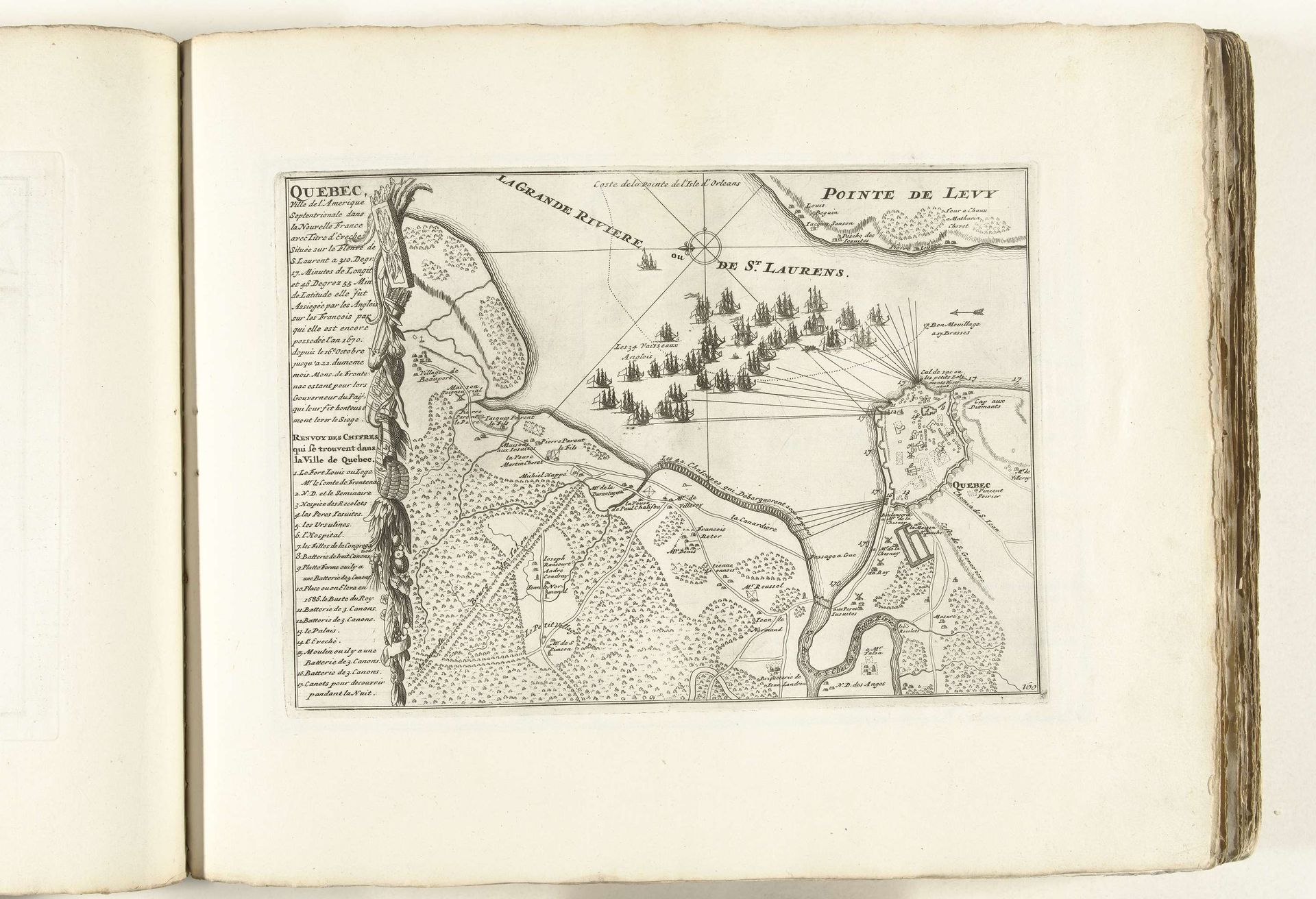 Aanval op Québec, 1690 by Anonymous