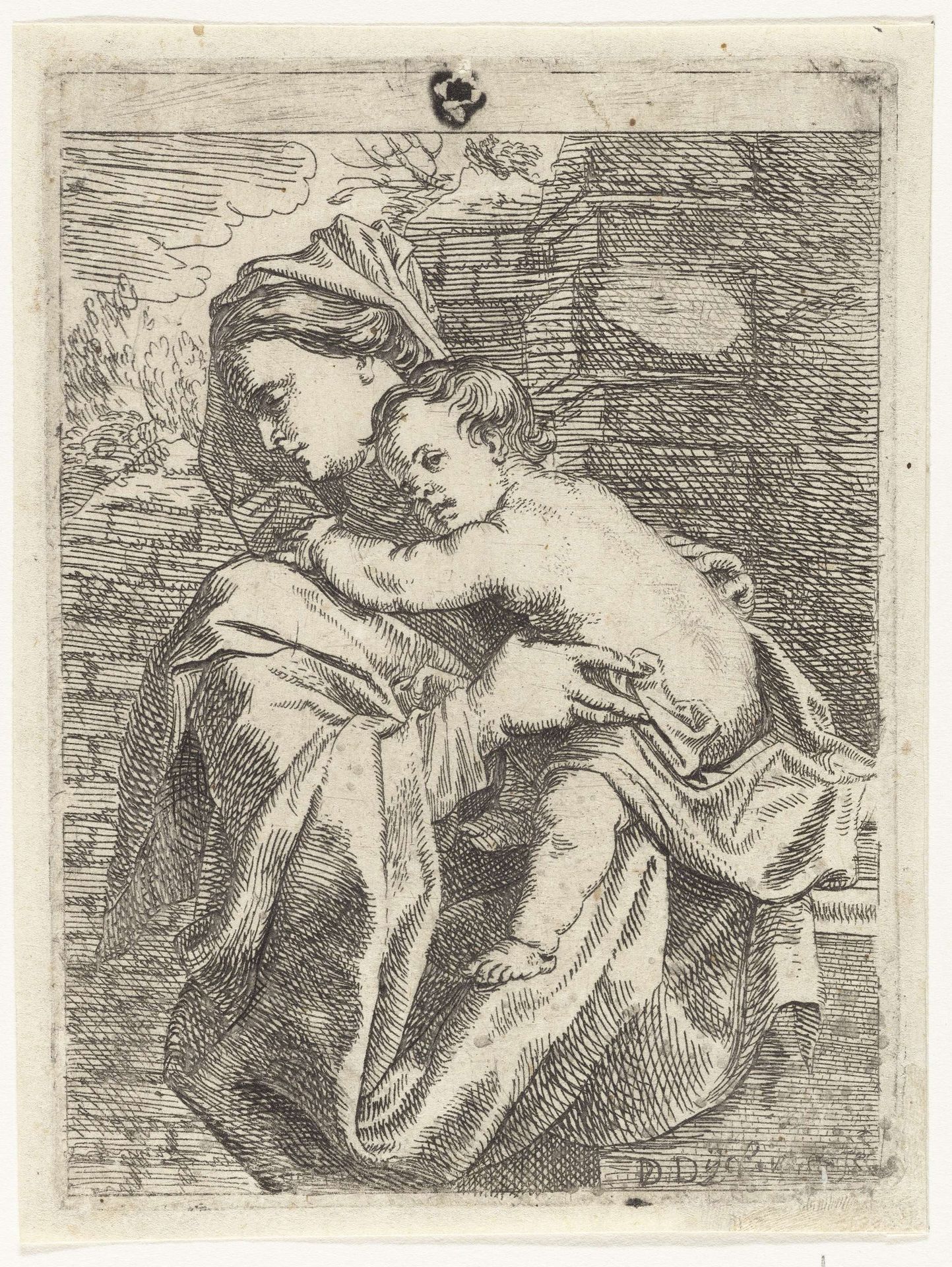Maria met Kind by Daniel van den Dyck