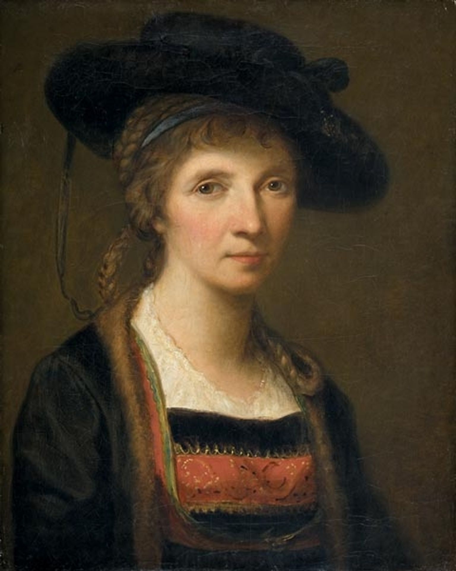 Self-portrait by Angelica Kauffmann