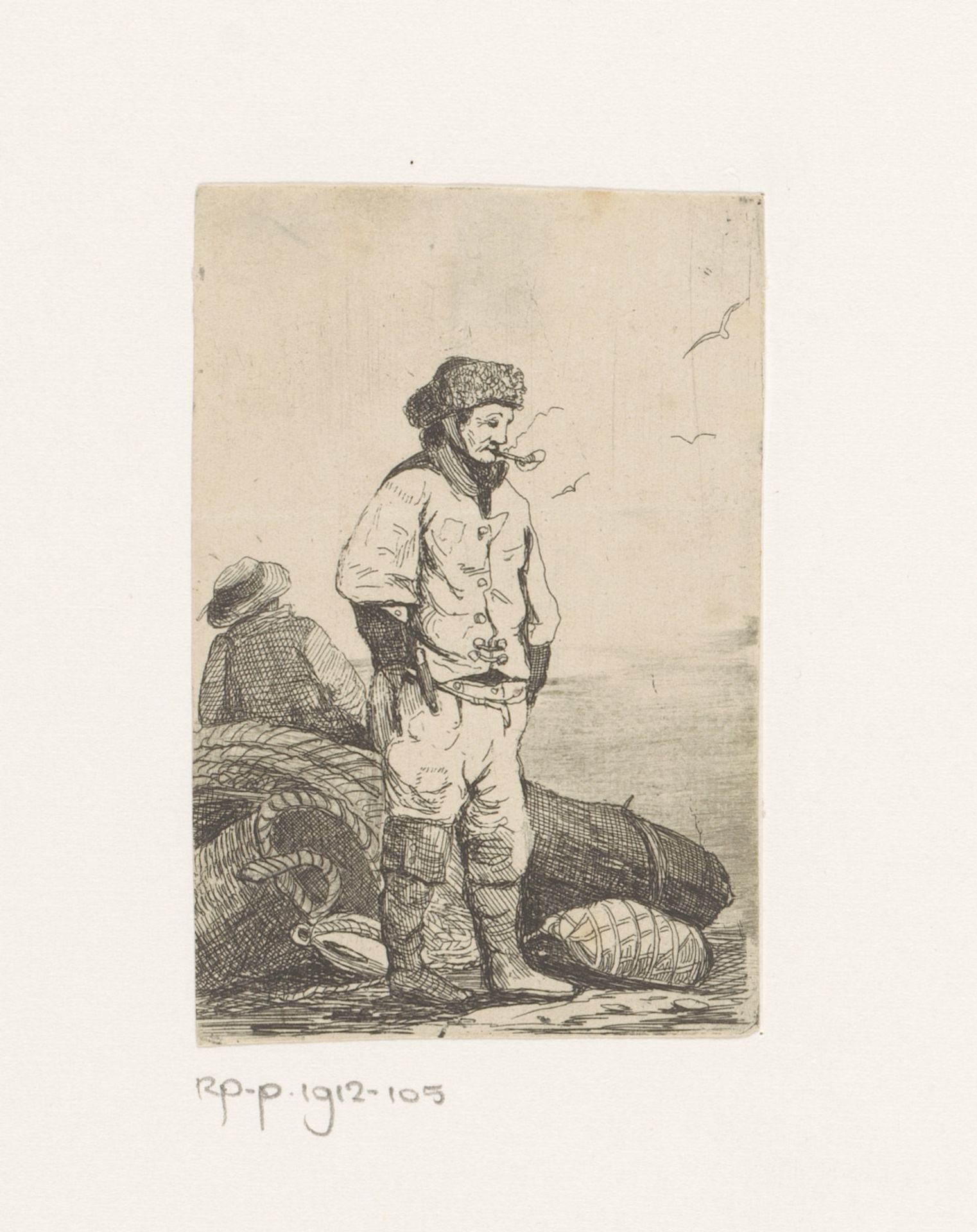 Visser uit Blankenberge by Egidius Linnig