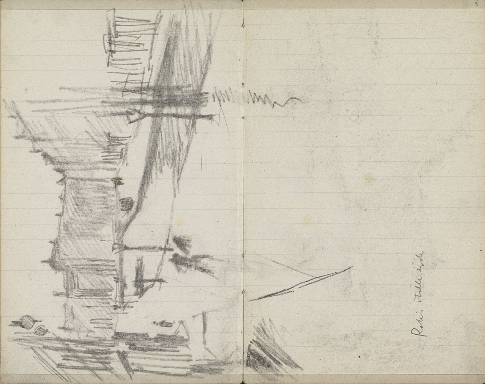 Gezicht op het Rokin te Amsterdam by George Hendrik Breitner