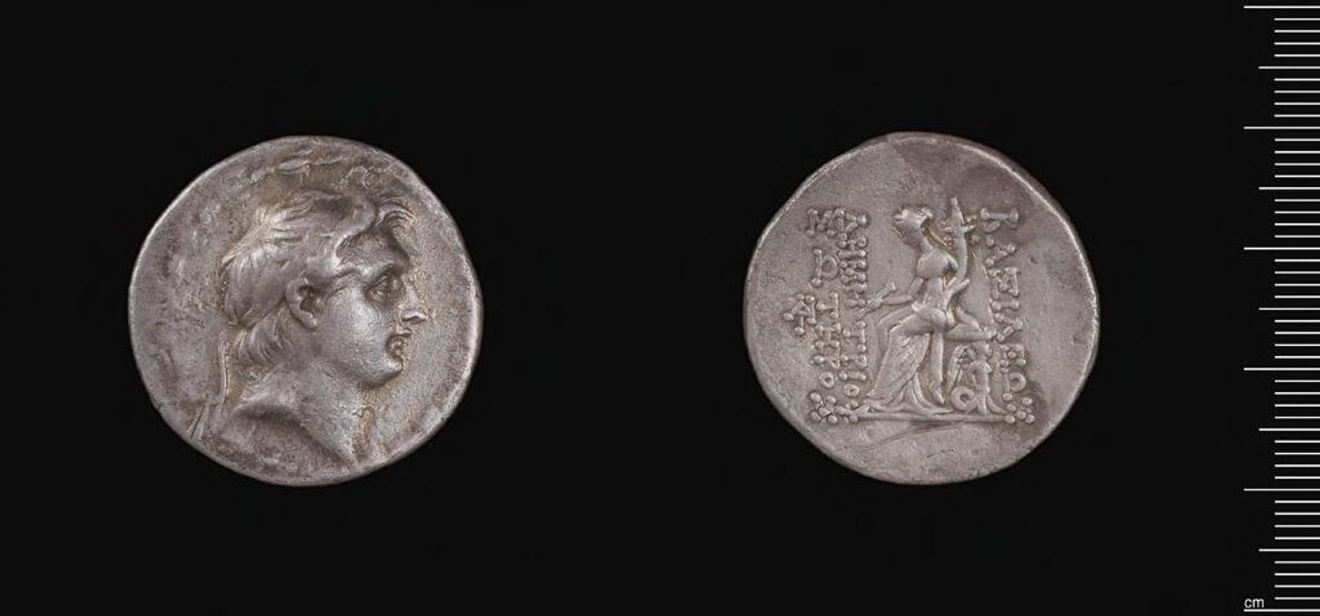 Tetradrachm of Demetrios I by Demetrios I of Syria