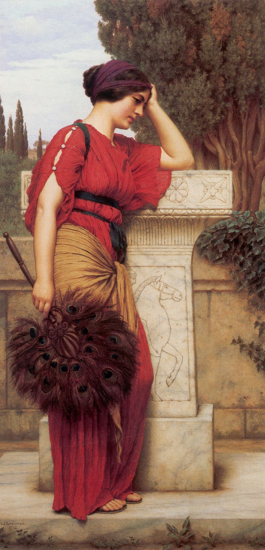 The Thoughtful One by John William Godward