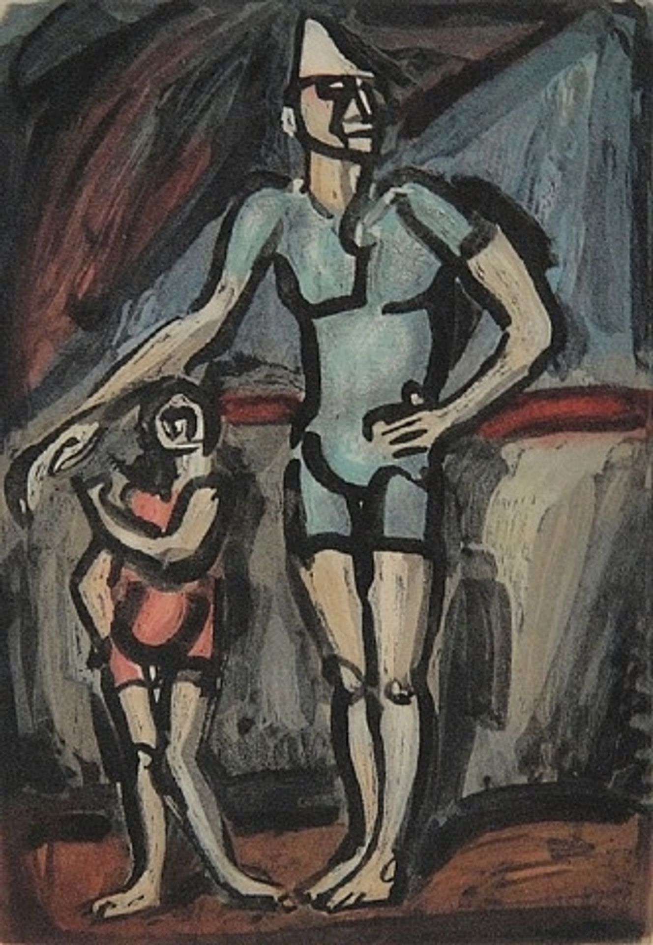 Clown et Enfant by Georges Rouault