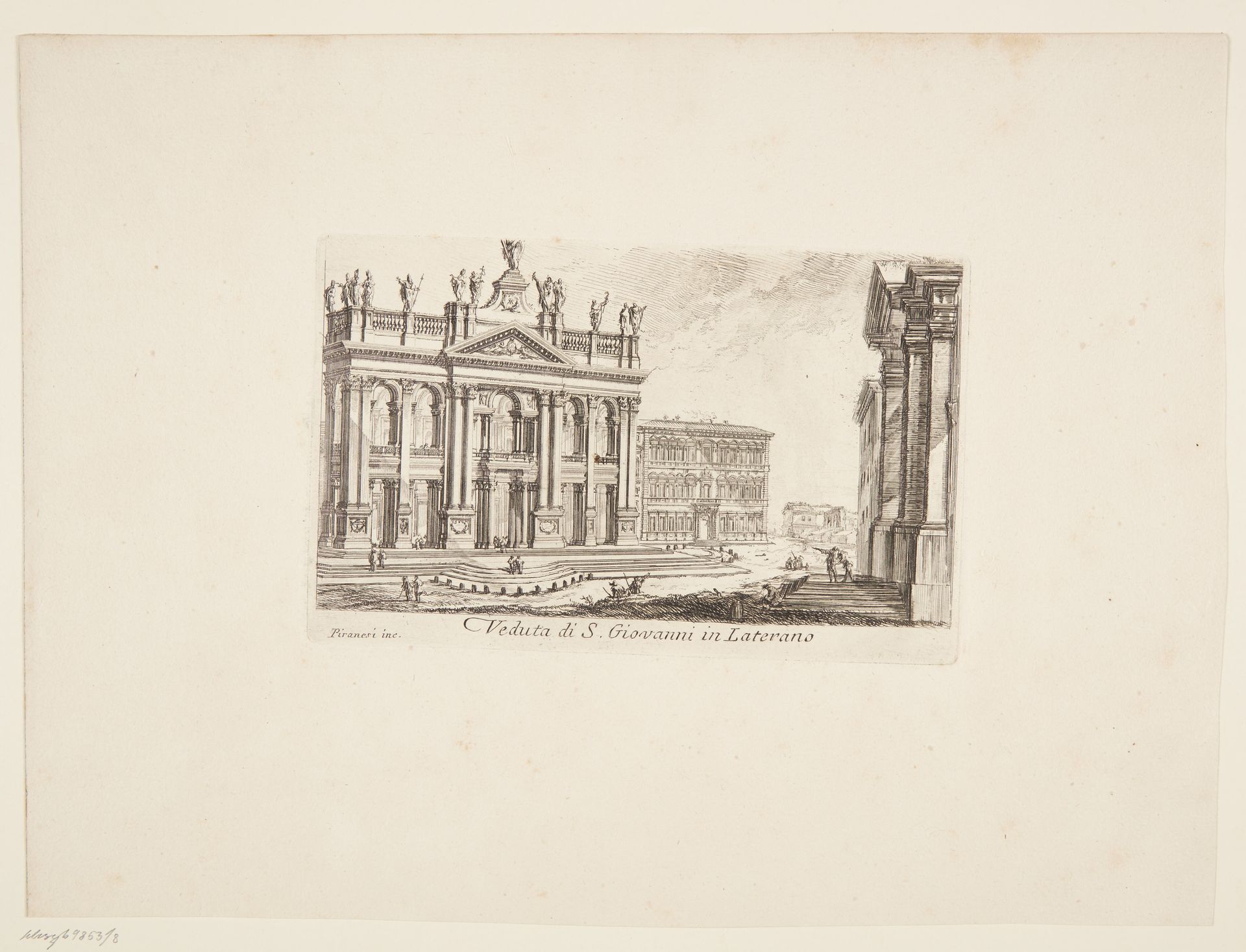 View of St. John Lateran by Giovanni Battista Piranesi