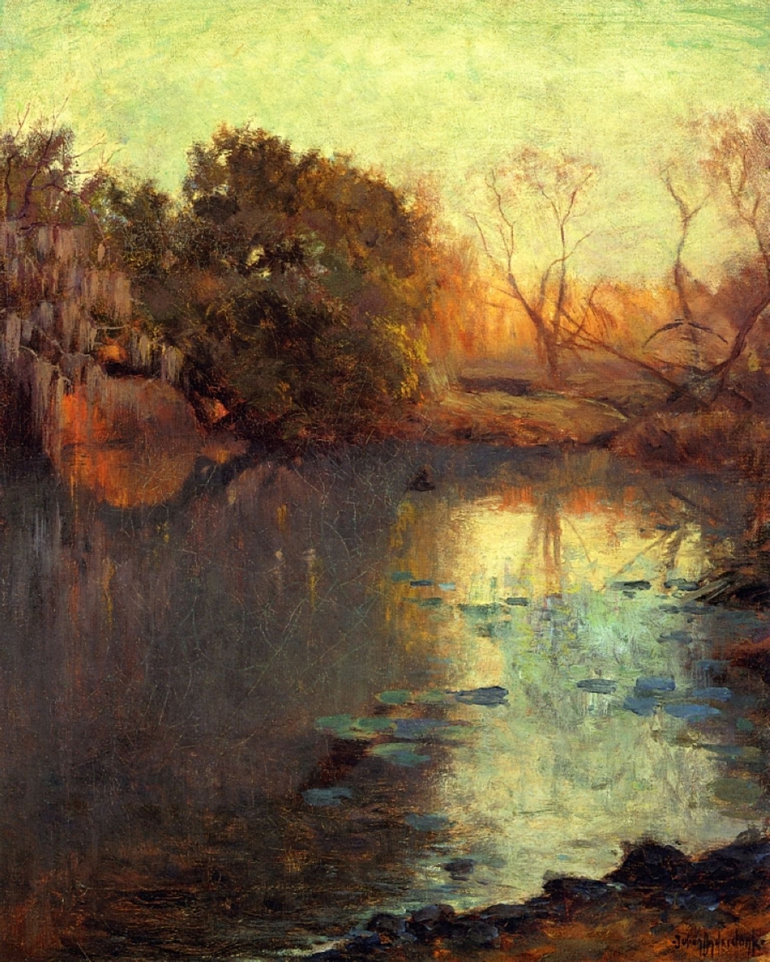 On The San Antonio River by Robert Julian Onderdonk