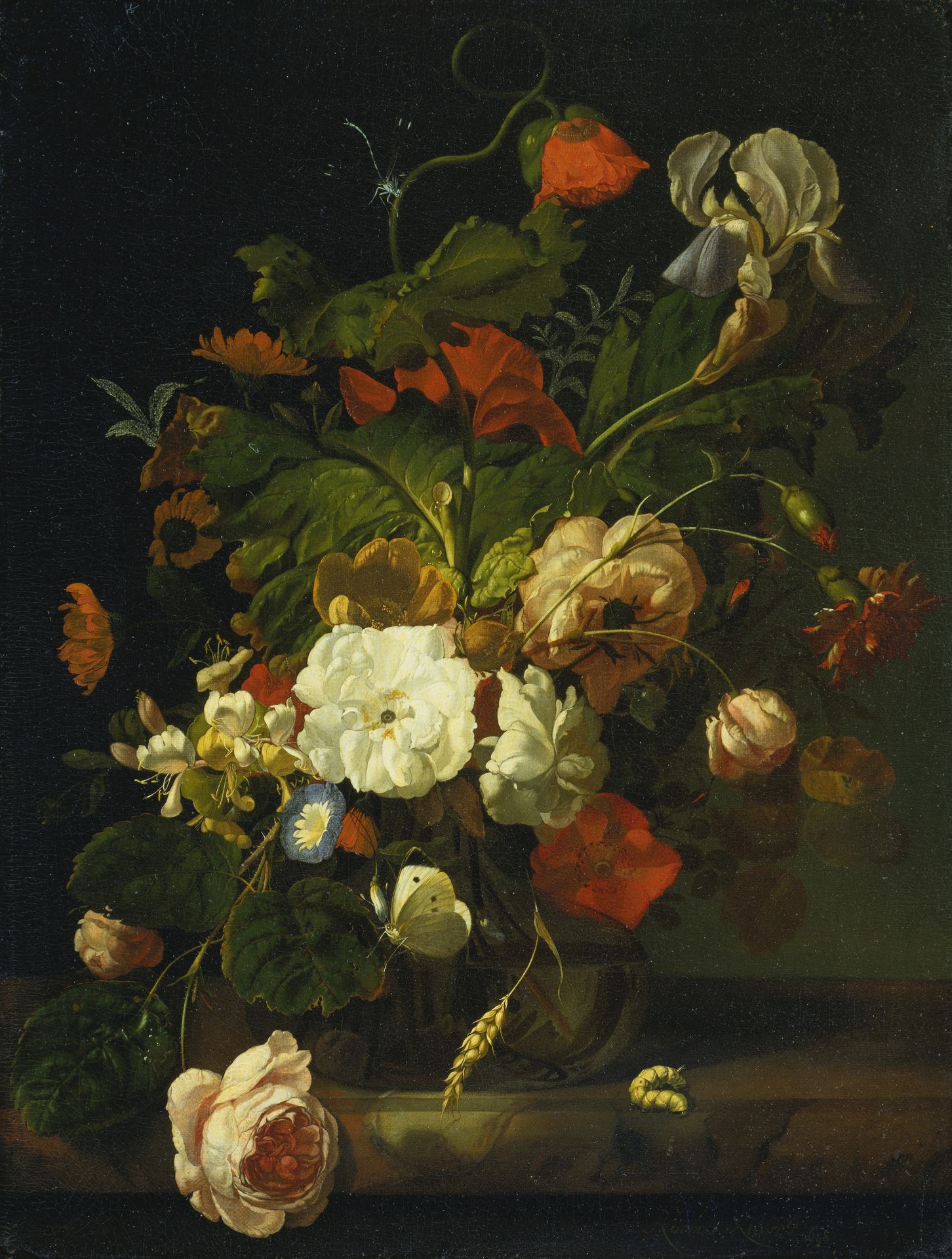 Still Life with Bouquet of Flowers by Rachel Ruysch