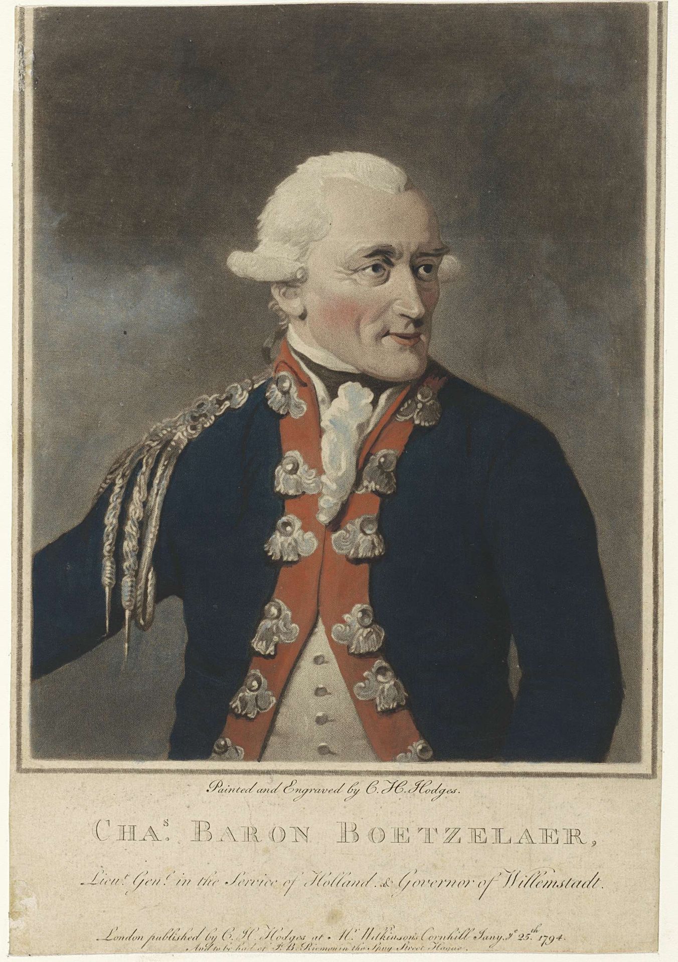 Portret van Carel Baron van Boetzelaer by Charles Howard Hodges