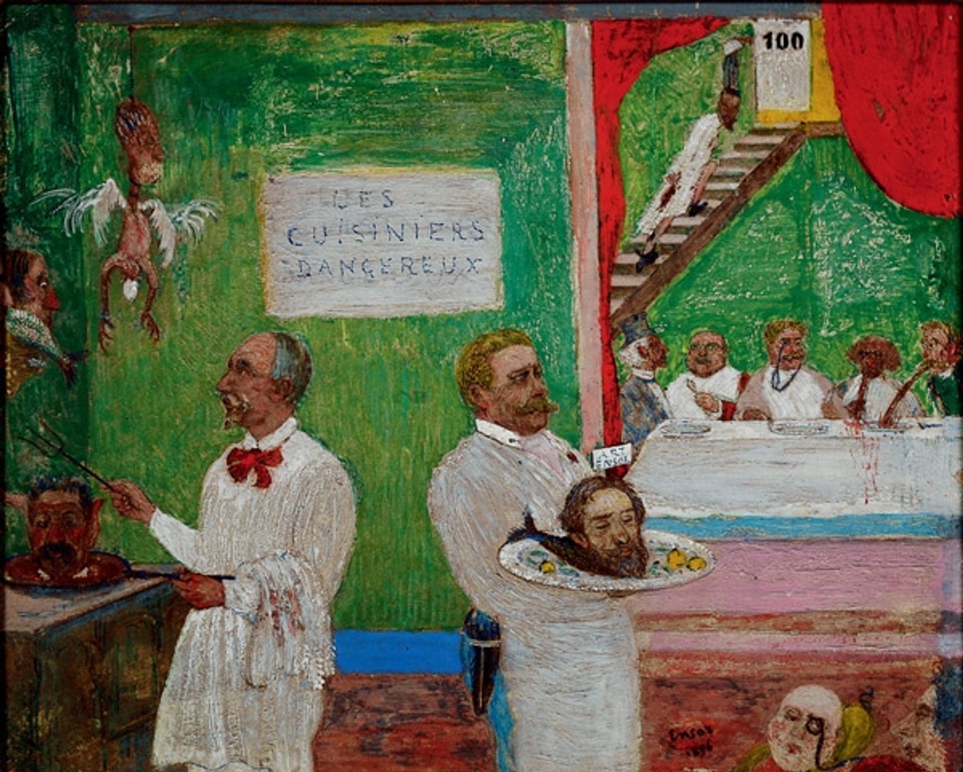 The Dangerous Cooks by James Ensor