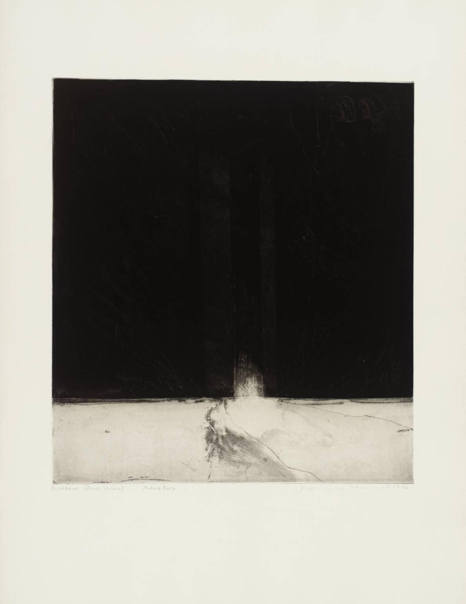 Millbank, Black Version by  Norman Ackroyd
