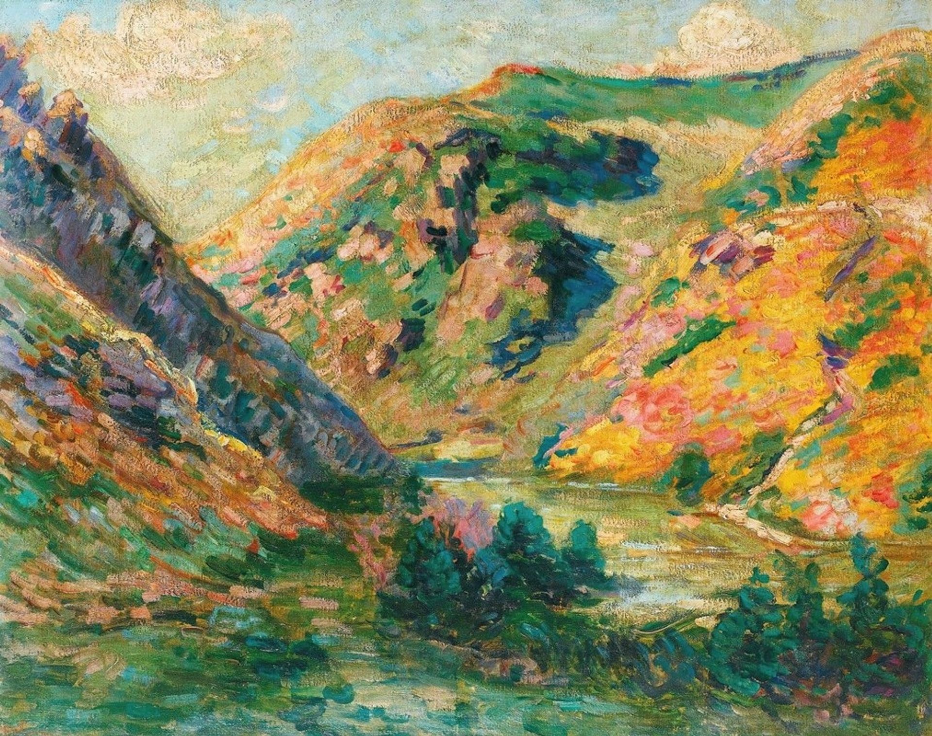 Les Carolles, Vallée De La Lude by Armand Guillaumin
