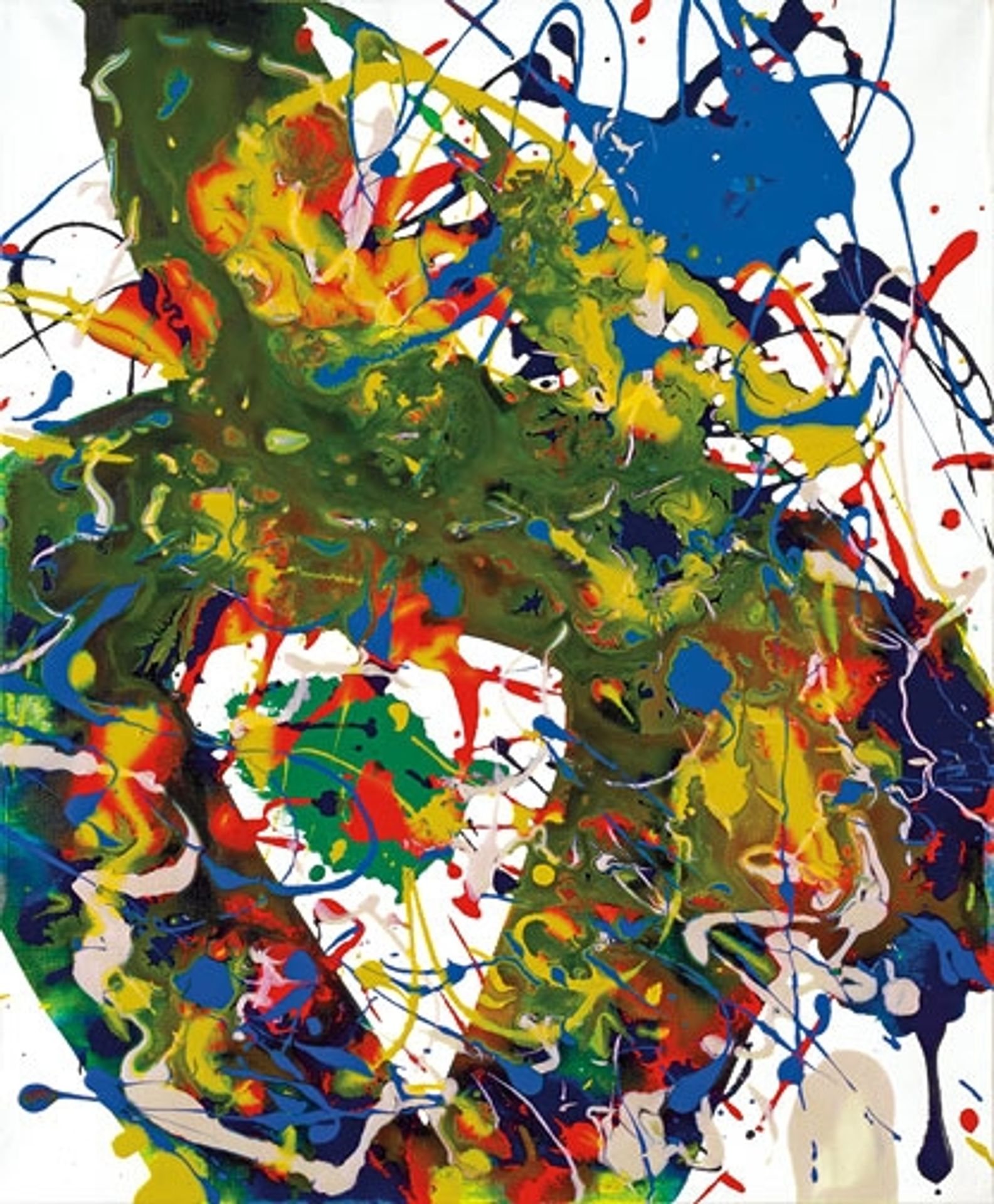Untitled (SFP94-65, SFF.1739) by Sam Francis