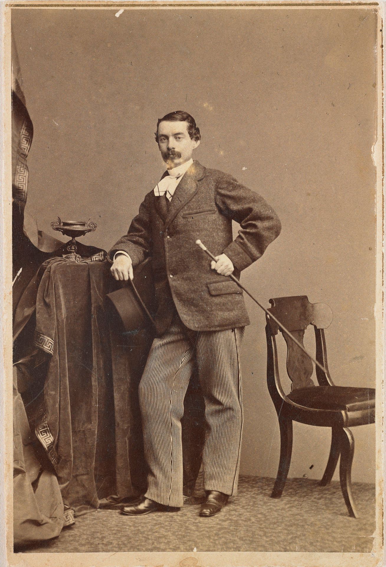 Untitled [full lenghth portrait of an unidentified man] by Jeremiah Gurney