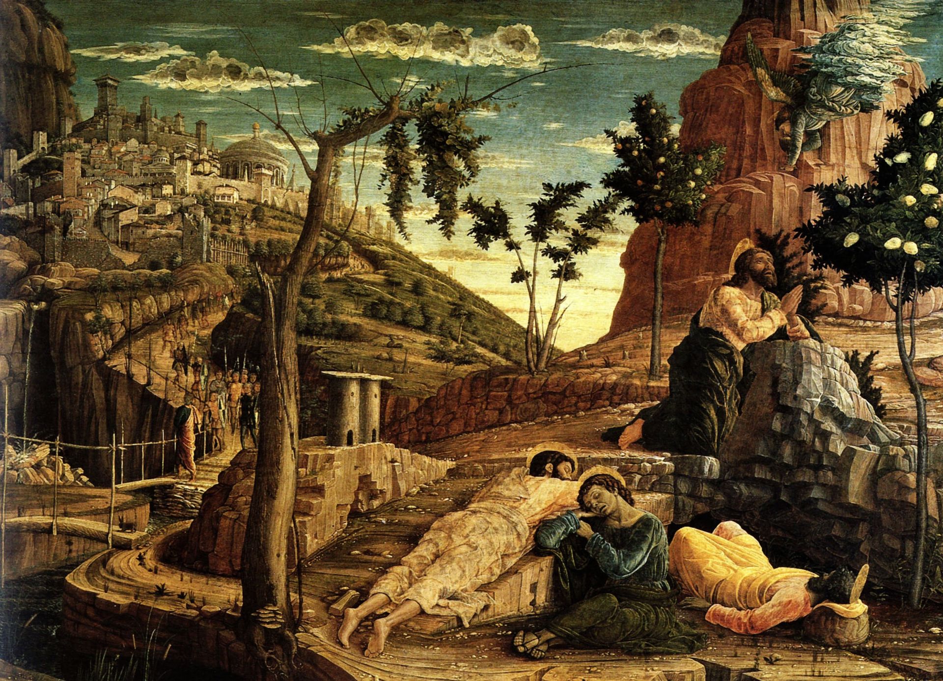 Prayer in the Garden by Andrea Mantegna