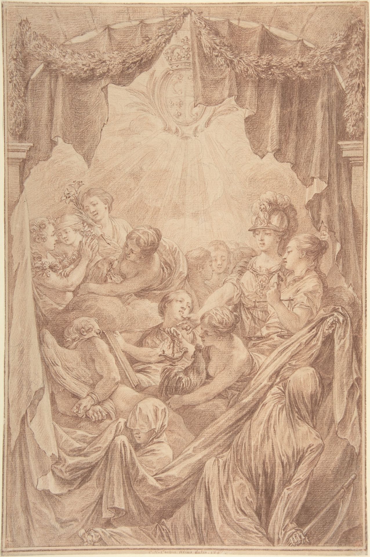 Allegory of the Life of the Dauphin by Charles Nicolas Cochin II