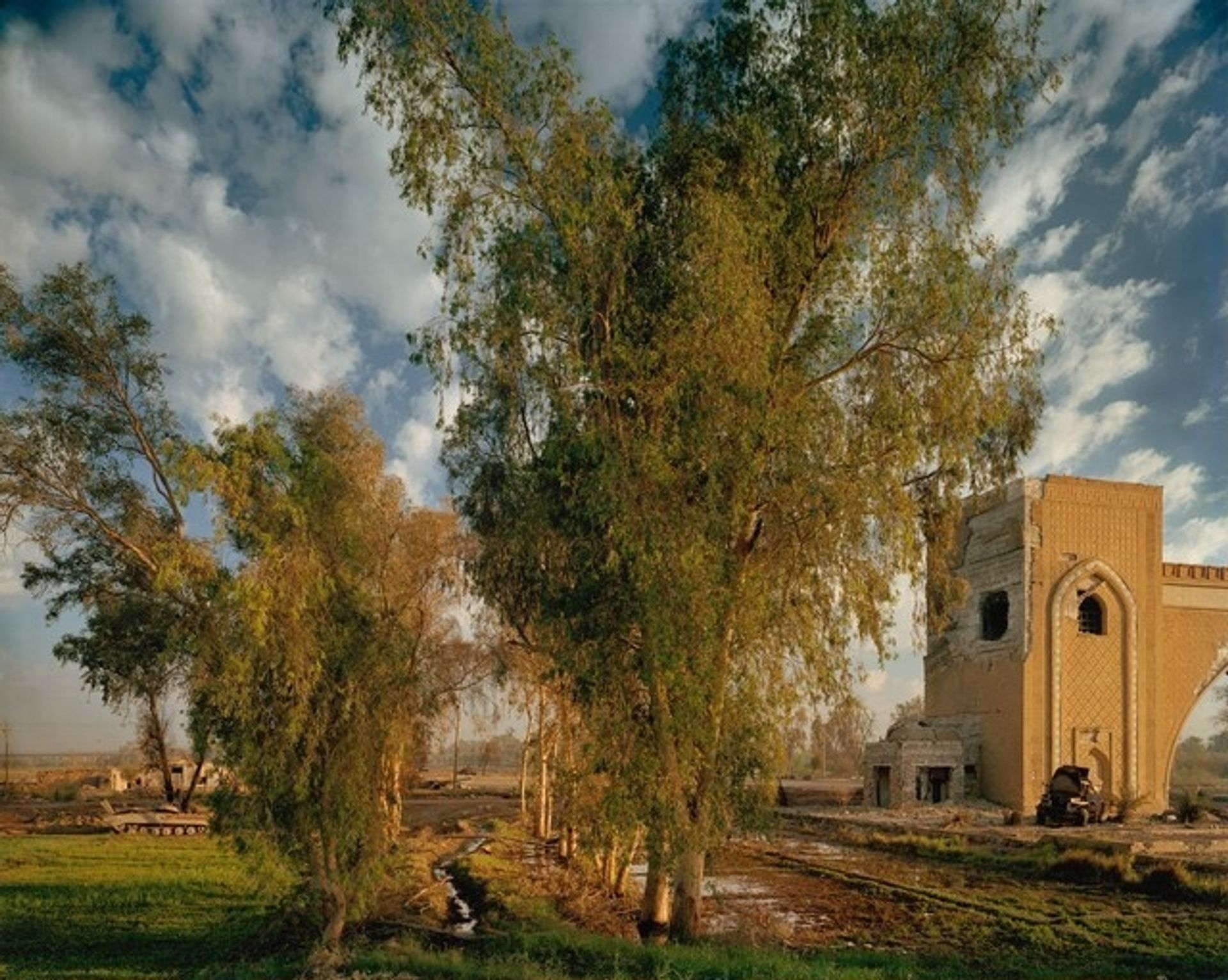 The North Gate of Baghdad, the scene of fierce fighting. by Simon Norfolk