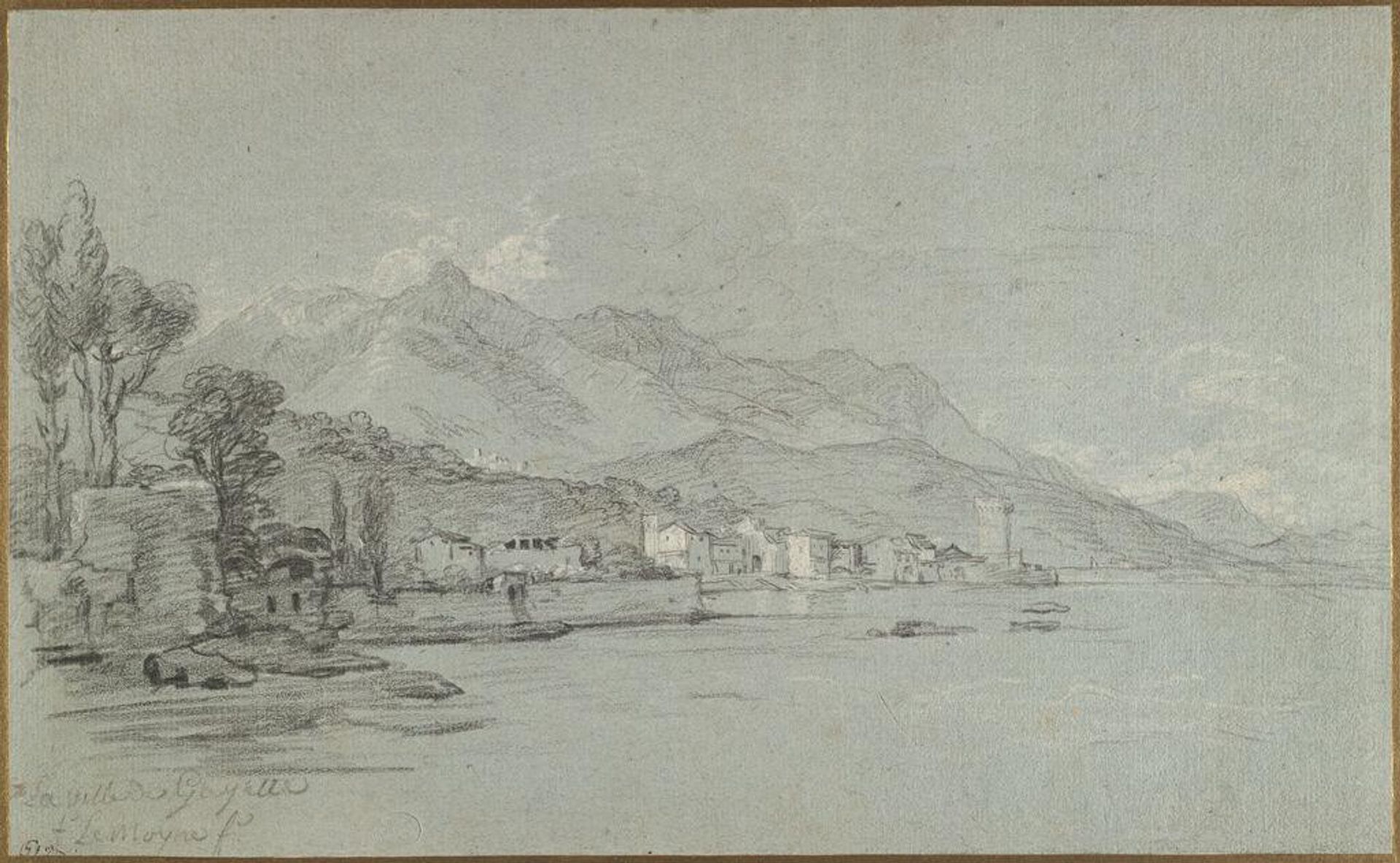 View of Mola di Gaeta by FranÃ§ois Le Moyne
