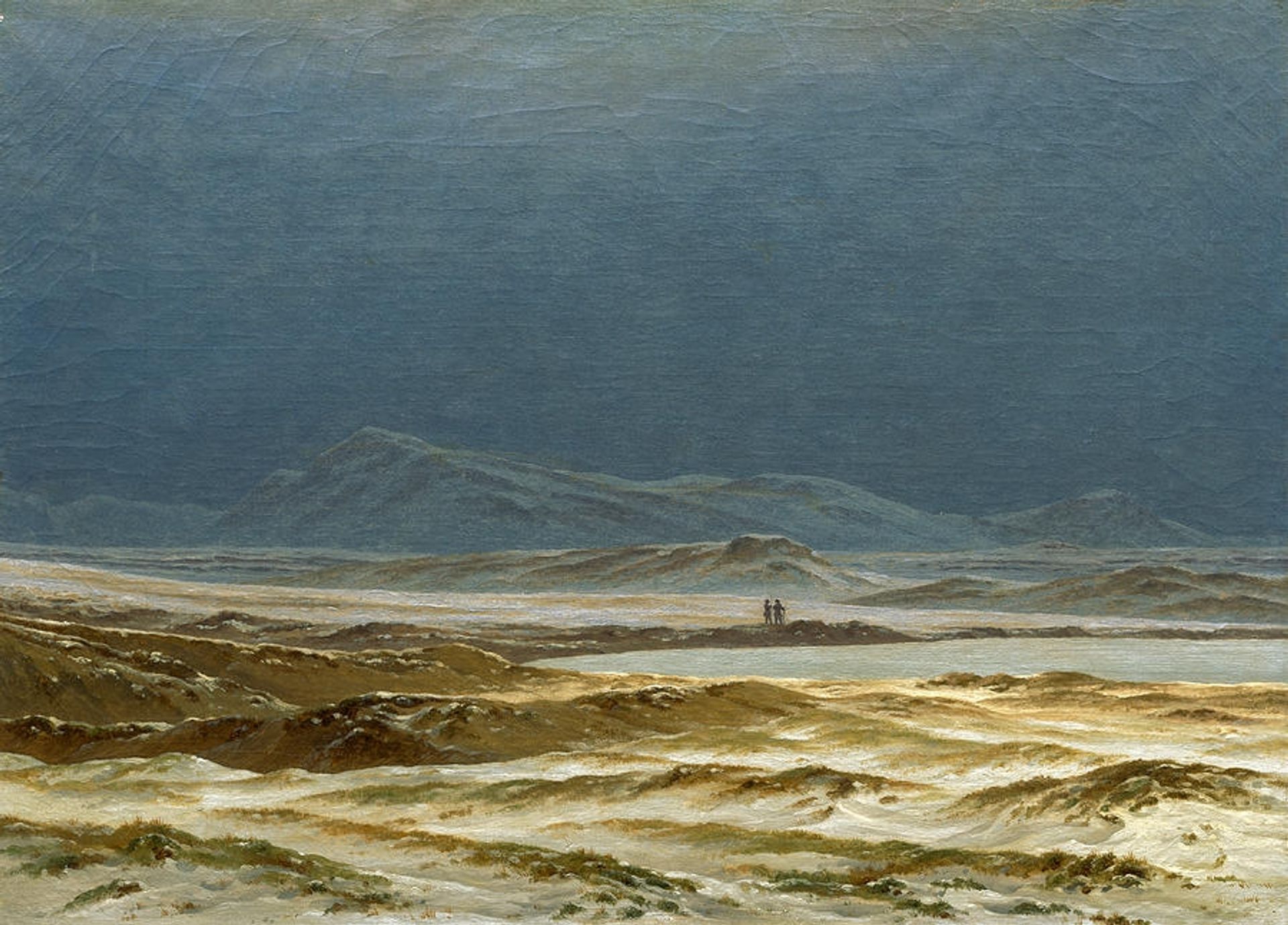 A Northern Spring Landscape by Caspar David Friedrich