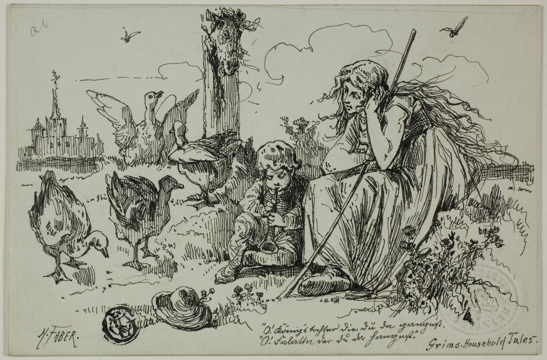 Episode from Grimm's Fairy Tales by Harmon Faber